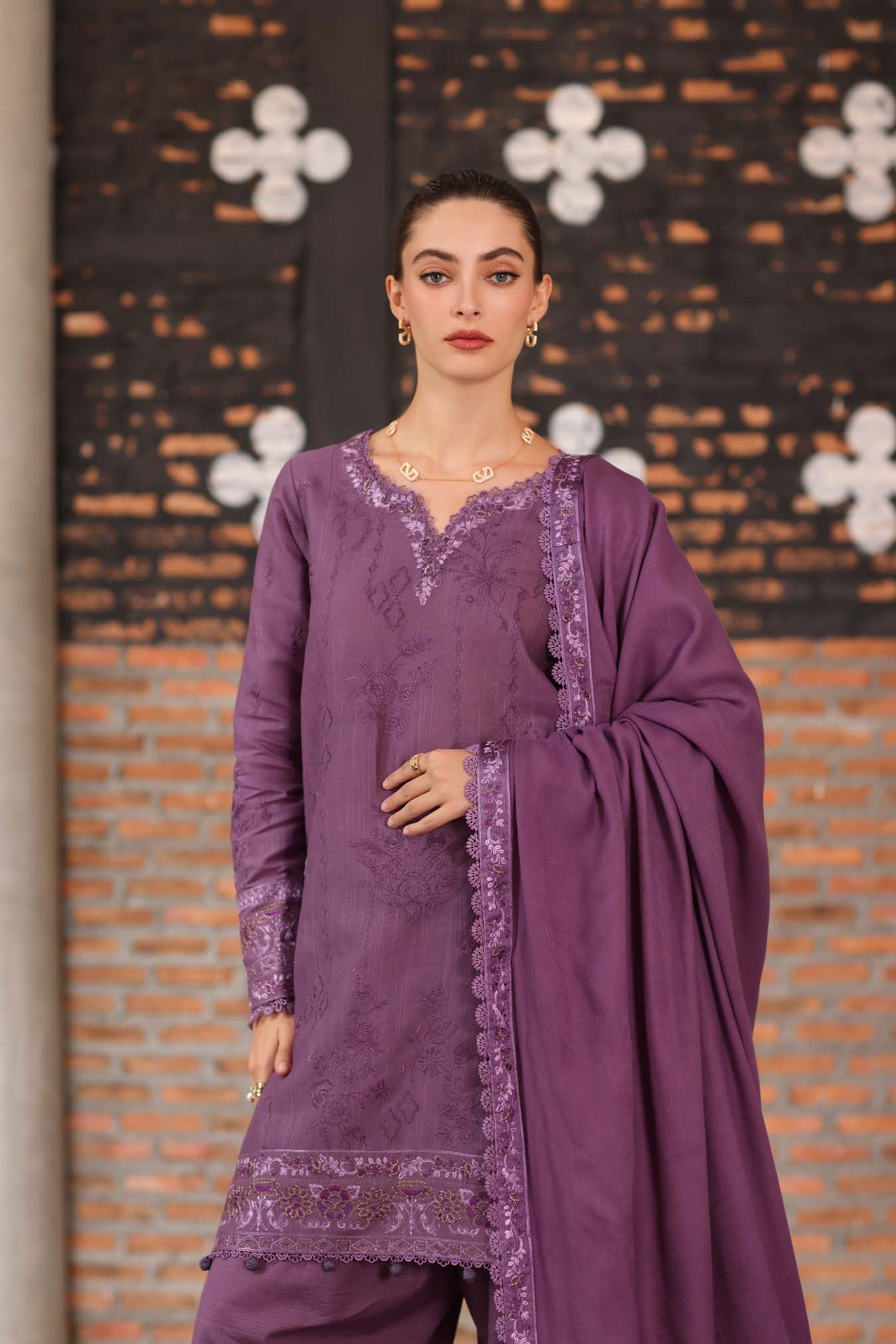 Noor by Saadia Asad | Winter Pashmina 25 | Serenity