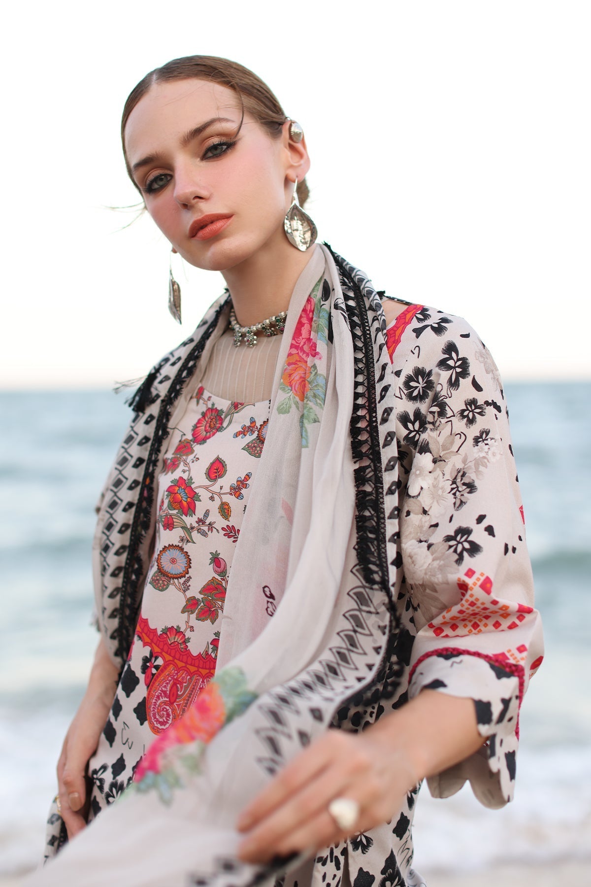 Charizma | Lawn Collection 24 | AS4-03 by Charizma - Designer Dress - Type: Casuals - Available at Libayah - 100% Original