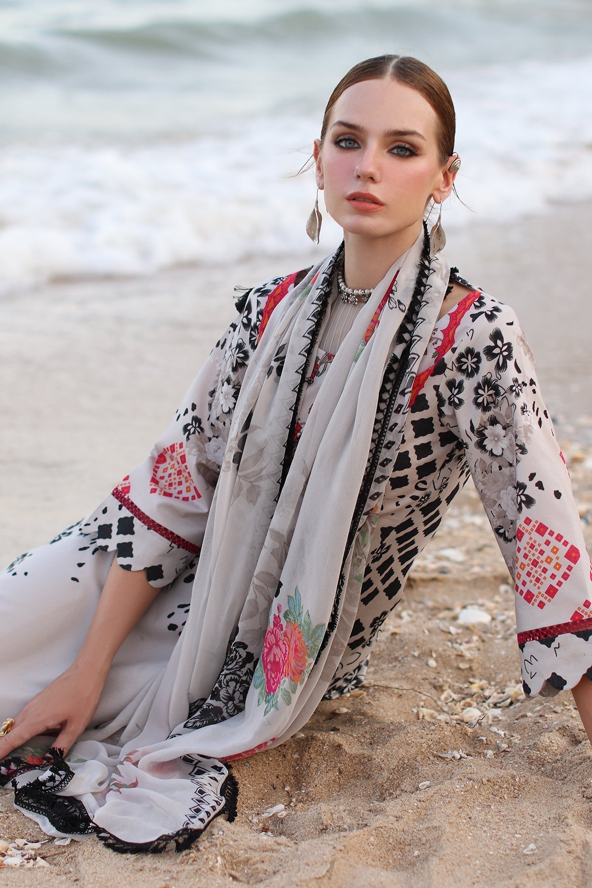 Charizma | Lawn Collection 24 | AS4-03 by Charizma - Designer Dress - Type: Casuals - Available at Libayah - 100% Original