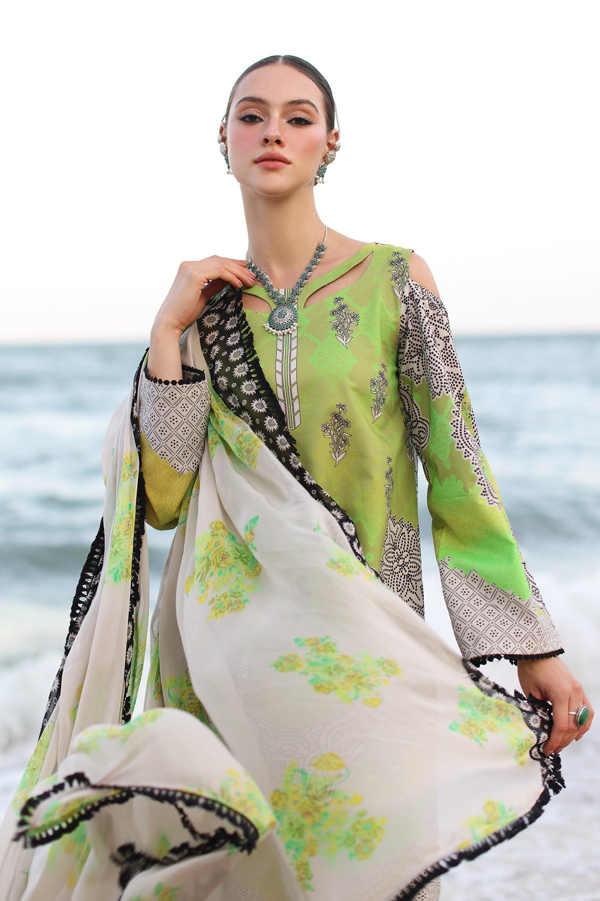 Charizma | Lawn Collection 24 | AS4-02 by Charizma - Designer Dress - Type: Casuals - Available at Libayah - 100% Original