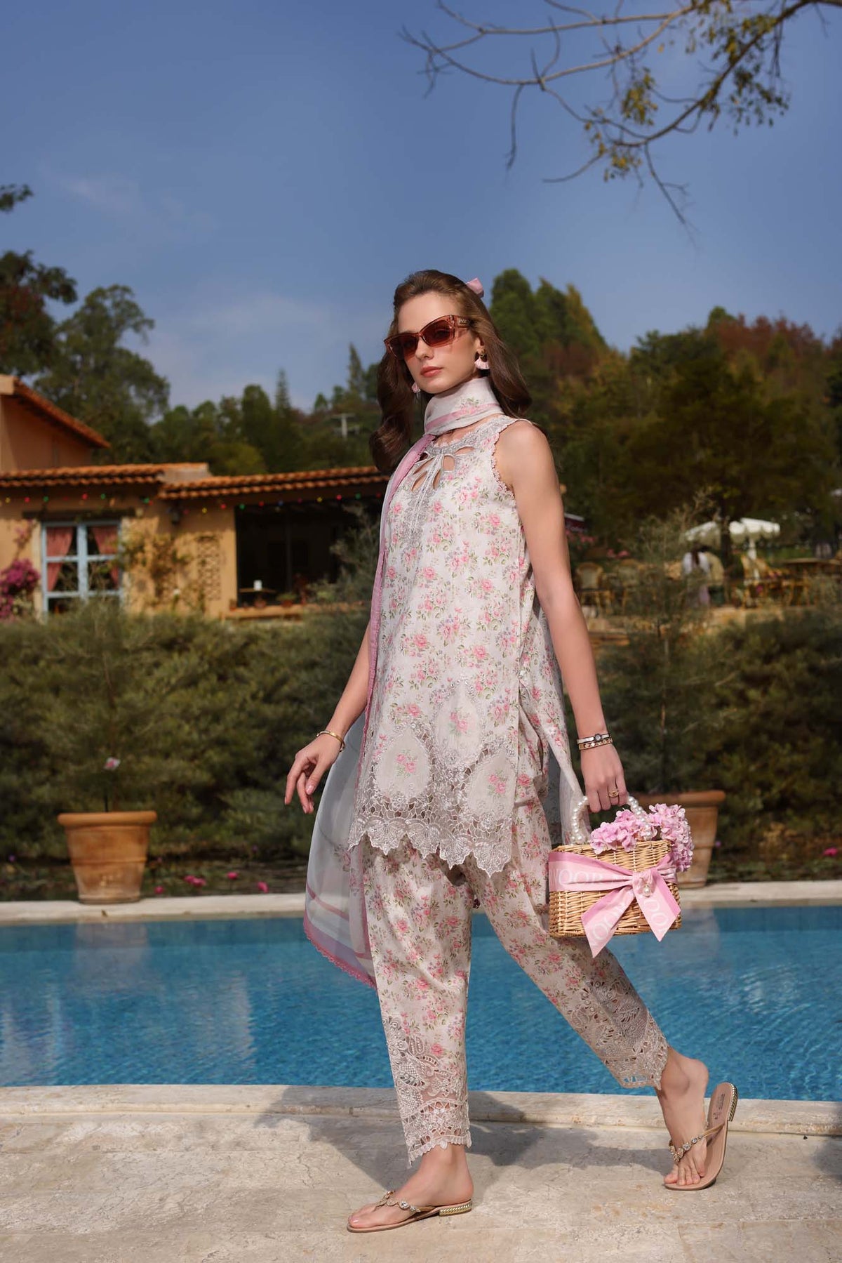 Noor by Saadia Asad | Luxe Chikankari 25 | D7-A by Noor by Saadia Asad - Designer Dress - Type: Ladies Clothes - Available at Libayah - 100% Original