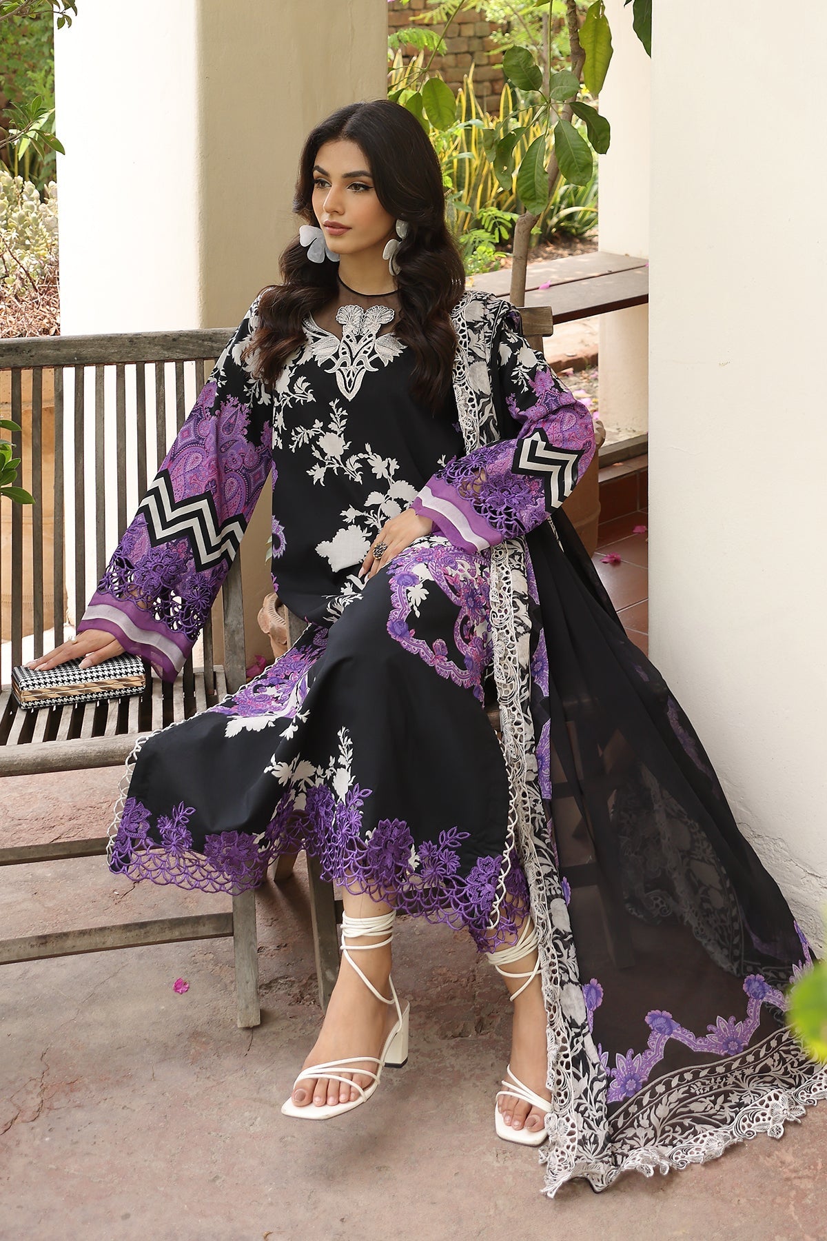 Charizma | Lawn Collection 24 | AS4-46 by Charizma - Designer Dress - Type: Casuals - Available at Libayah - 100% Original