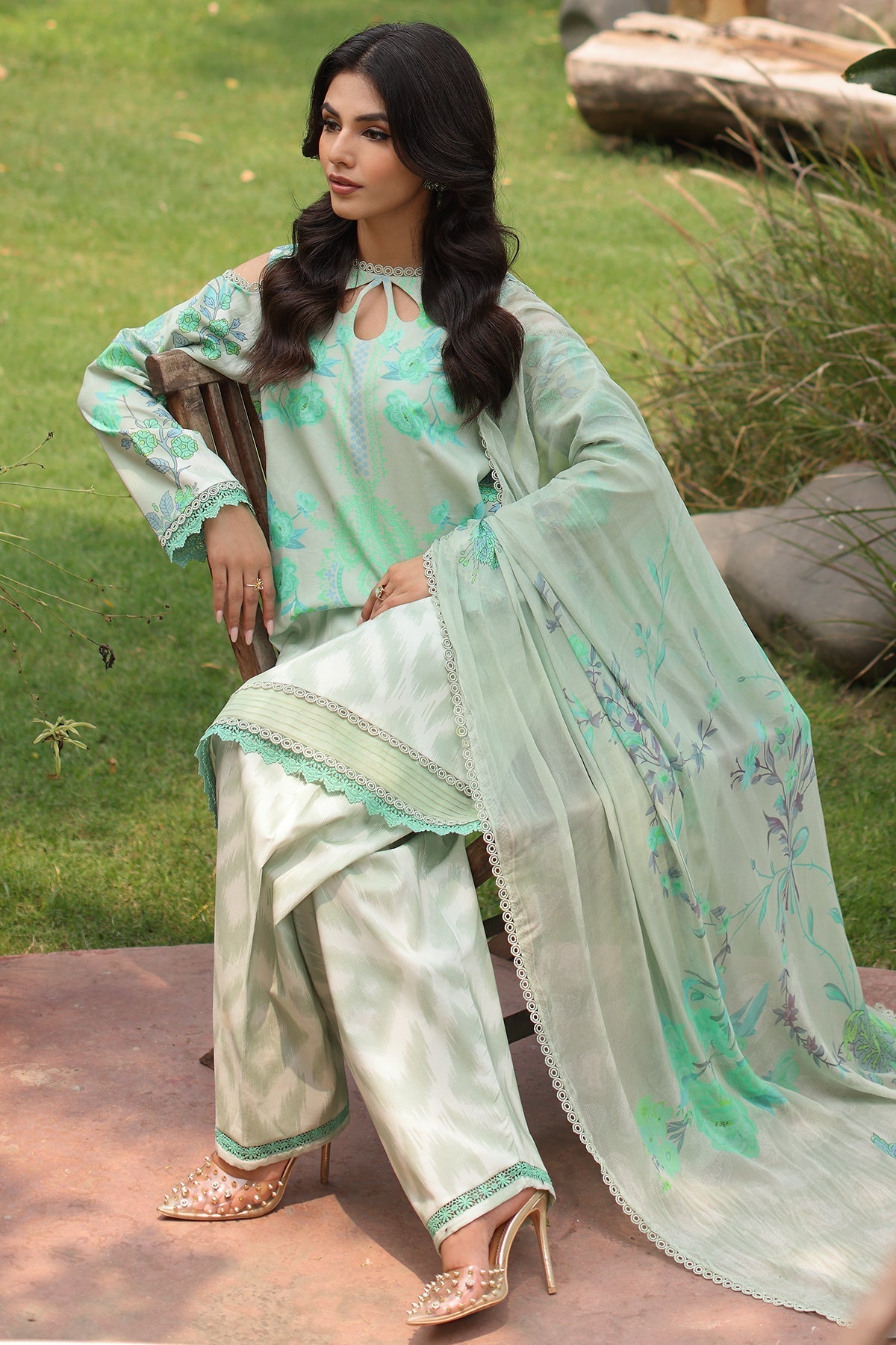 Charizma | Lawn Collection 24 | AS4-48 by Charizma - Designer Dress - Type: Casuals - Available at Libayah - 100% Original