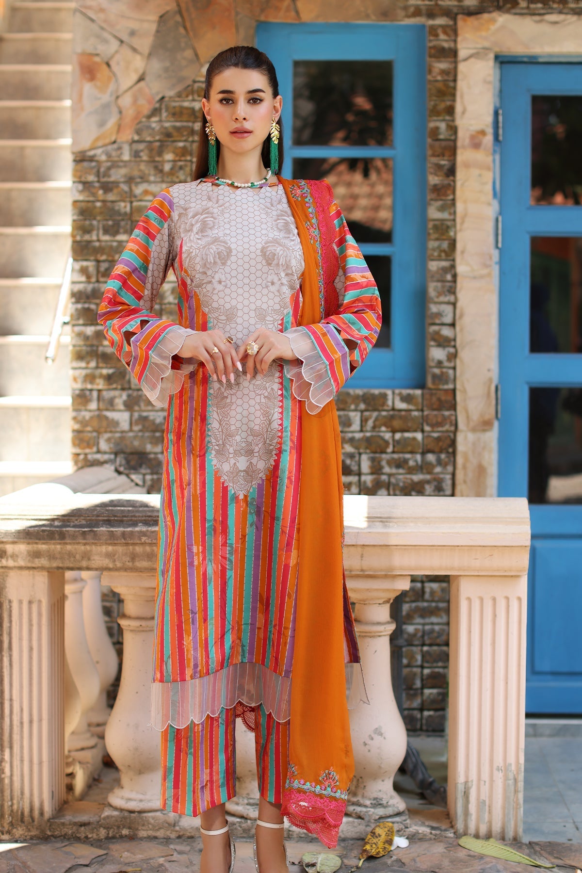 Charizma | Lawn Collection 24 | AS4-25 by Charizma - Designer Dress - Type: Casuals - Available at Libayah - 100% Original