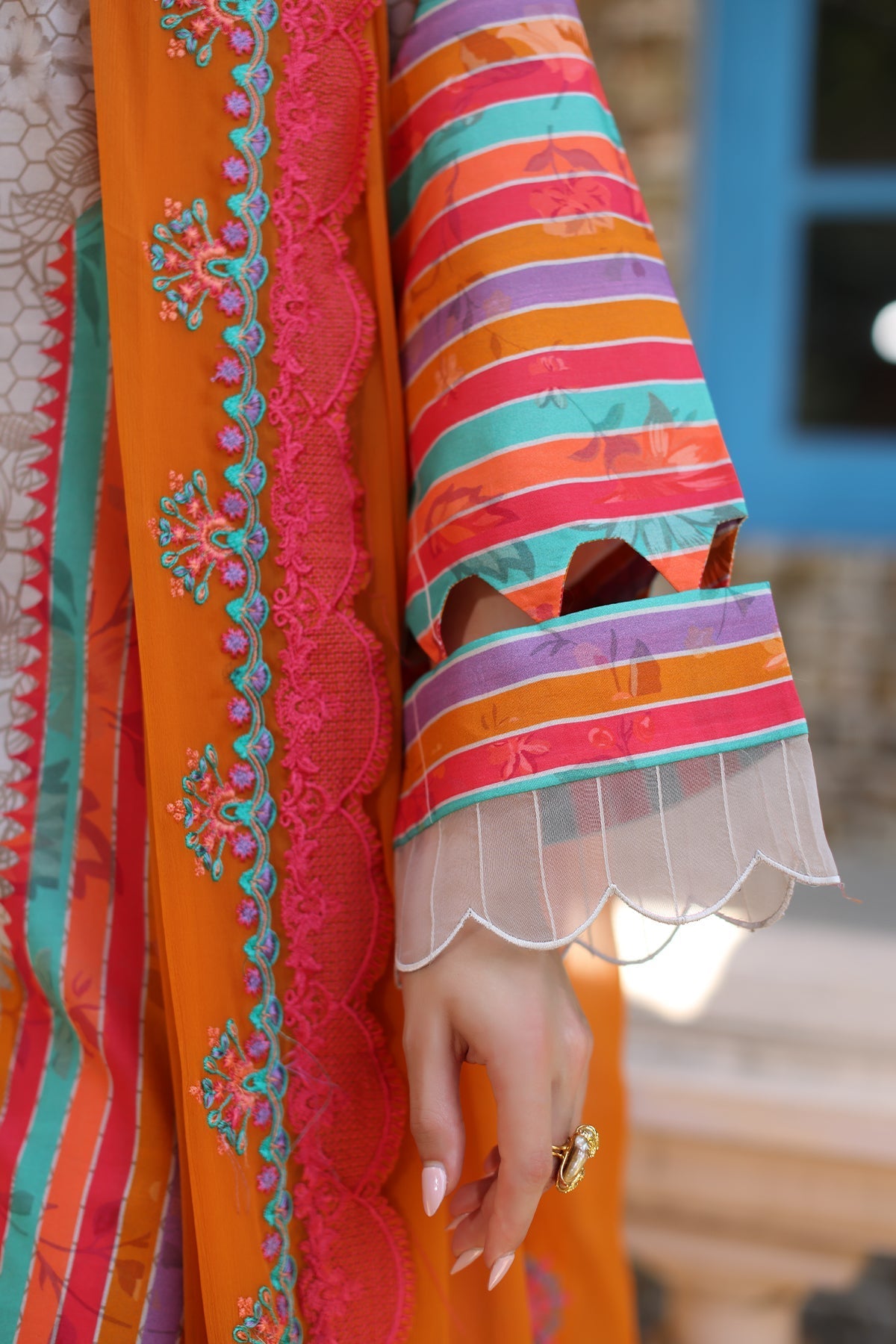 Charizma | Lawn Collection 24 | AS4-25 by Charizma - Designer Dress - Type: Casuals - Available at Libayah - 100% Original