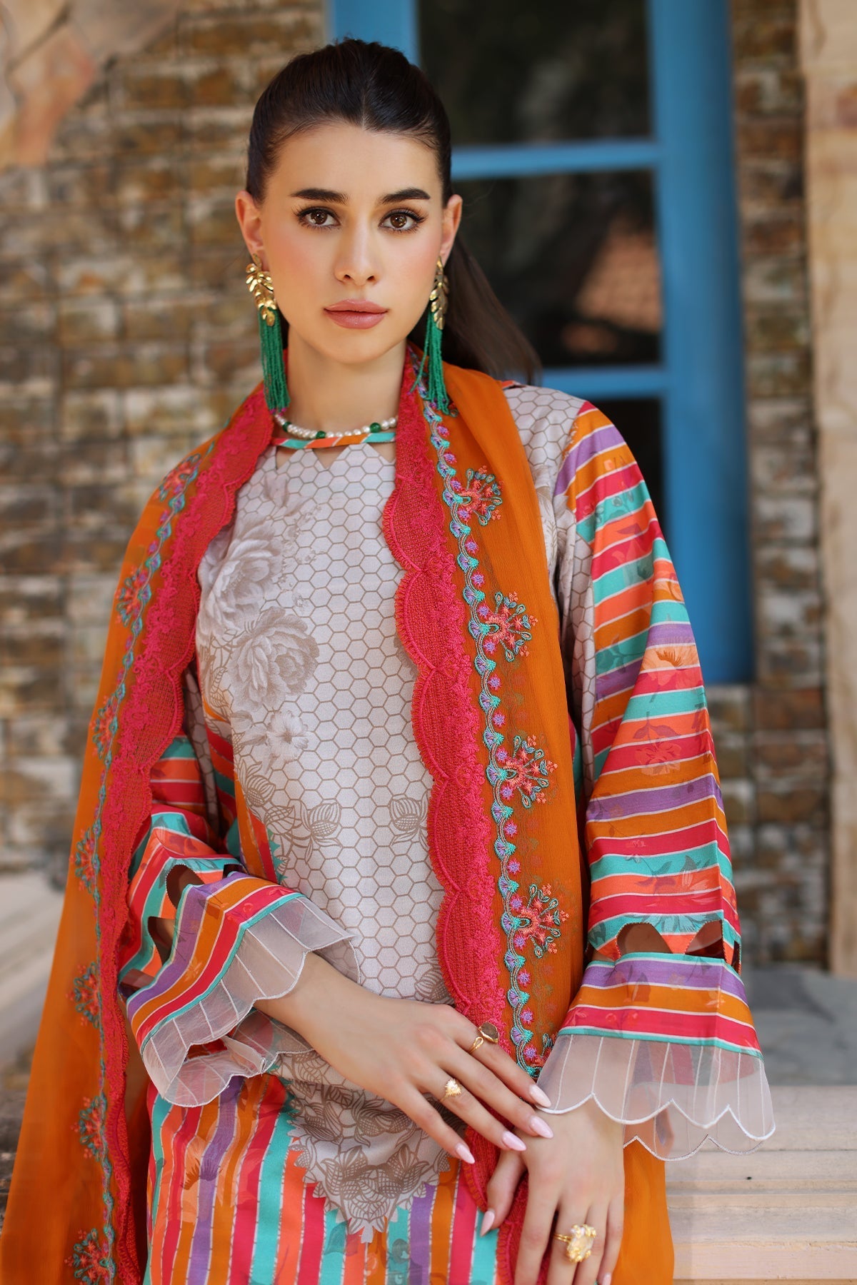 Charizma | Lawn Collection 24 | AS4-25 by Charizma - Designer Dress - Type: Casuals - Available at Libayah - 100% Original