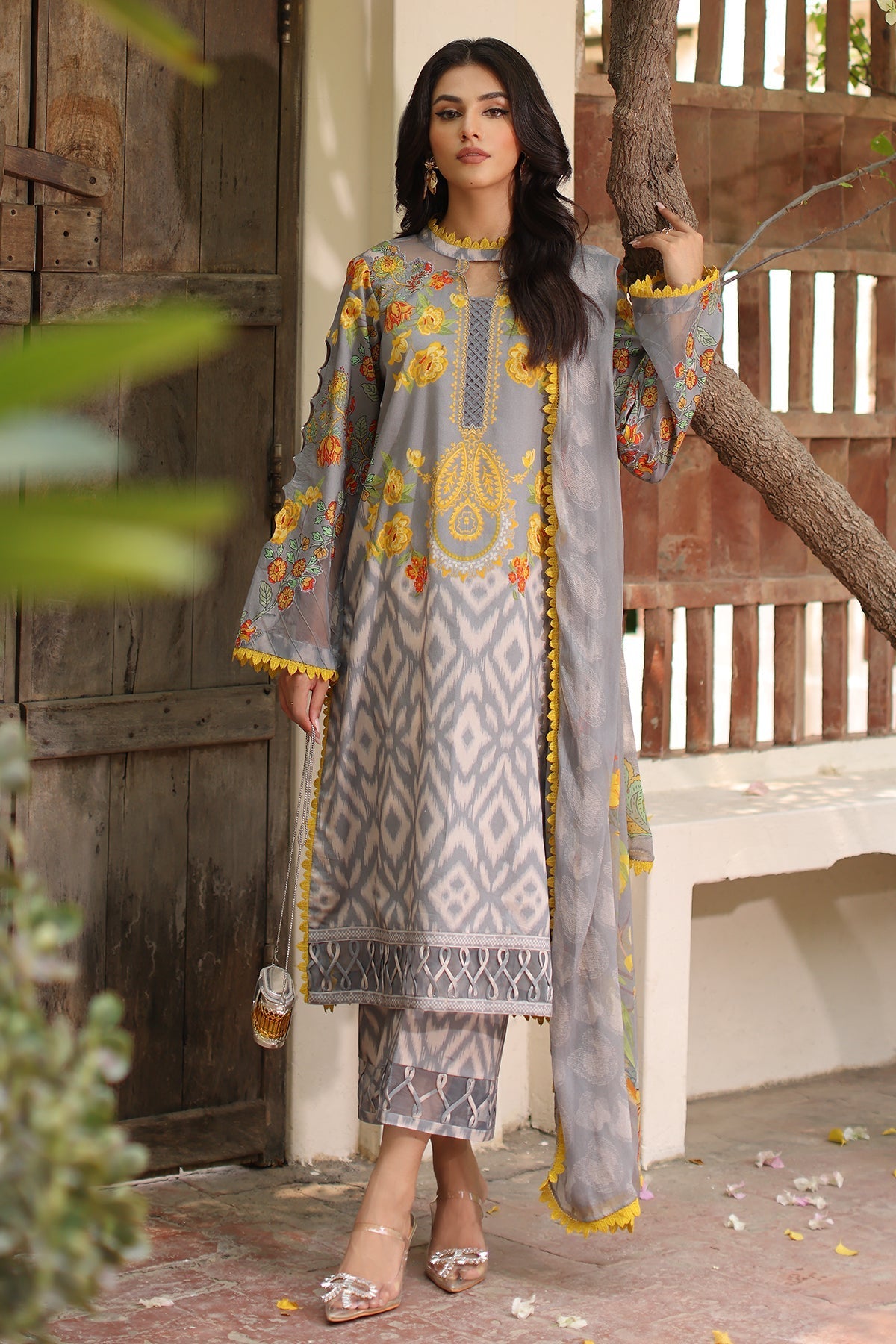 Charizma | Lawn Collection 24 | AS4-47 by Charizma - Designer Dress - Type: Casuals - Available at Libayah - 100% Original
