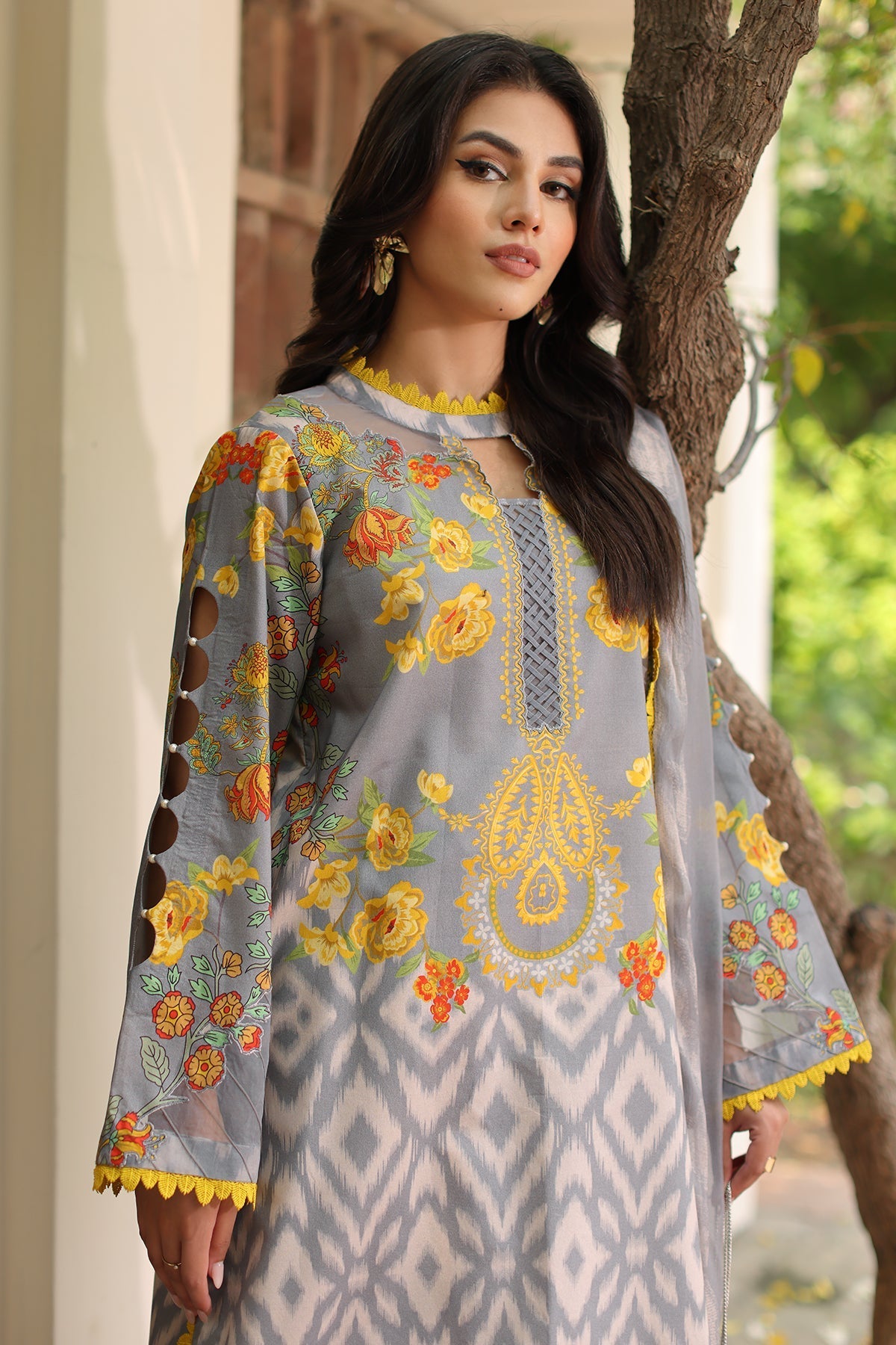 Charizma | Lawn Collection 24 | AS4-47 by Charizma - Designer Dress - Type: Casuals - Available at Libayah - 100% Original