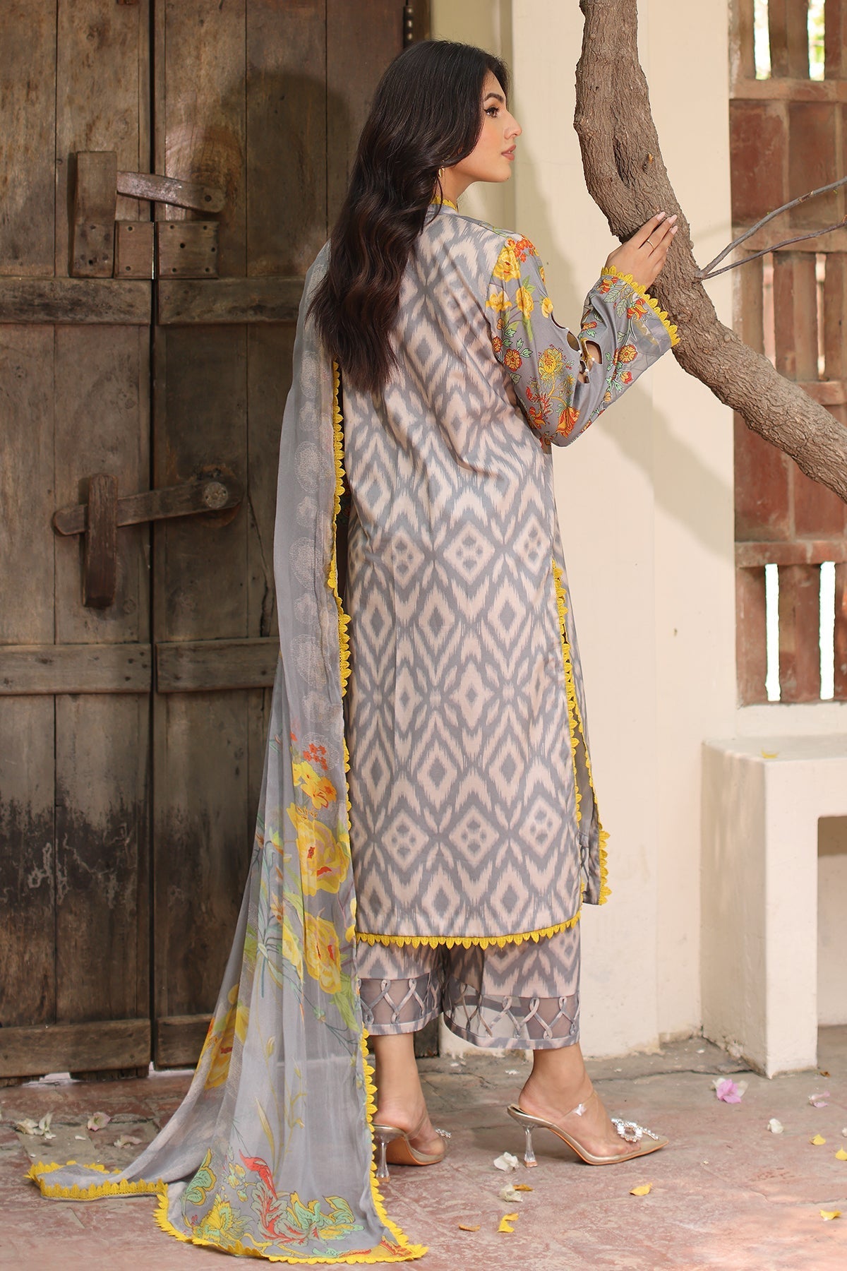Charizma | Lawn Collection 24 | AS4-47 by Charizma - Designer Dress - Type: Casuals - Available at Libayah - 100% Original