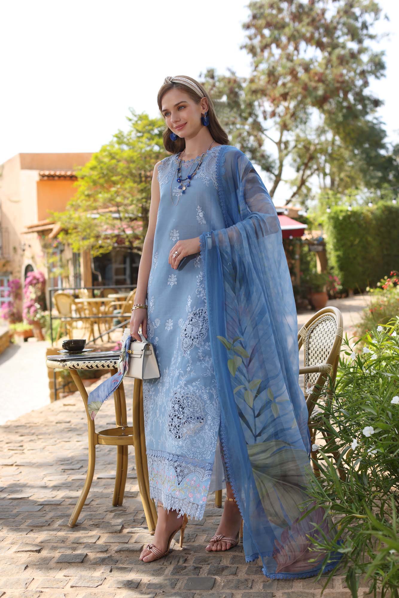 Noor by Saadia Asad | Luxe Chikankari 25 | D4-B by Noor by Saadia Asad - Designer Dress - Type: Ladies Clothes - Available at Libayah - 100% Original