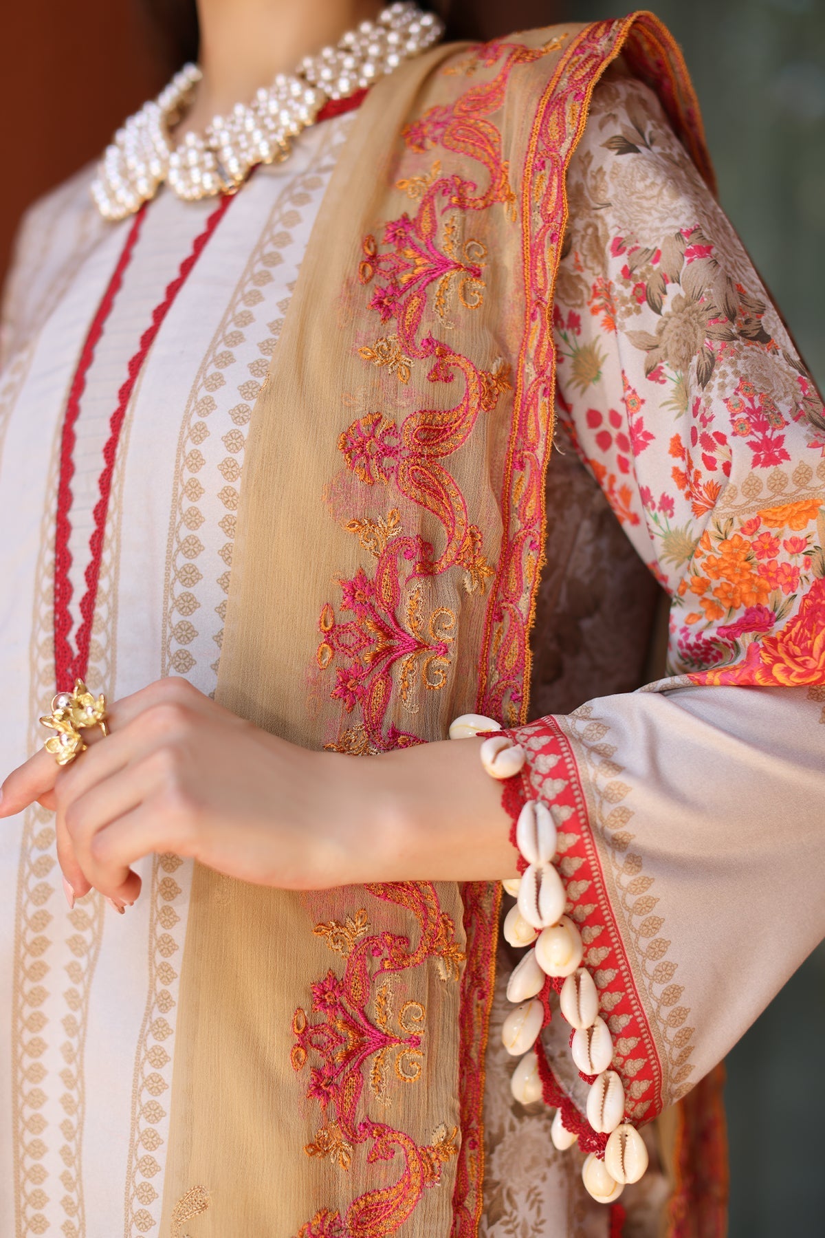 Charizma | Lawn Collection 24 | AS4-22 by Charizma - Designer Dress - Type: Casuals - Available at Libayah - 100% Original