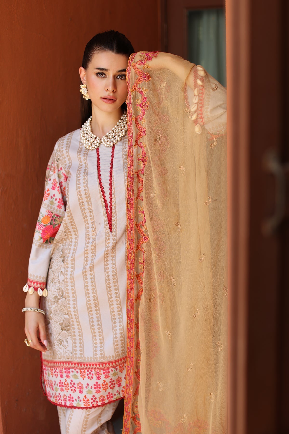 Charizma | Lawn Collection 24 | AS4-22 by Charizma - Designer Dress - Type: Casuals - Available at Libayah - 100% Original