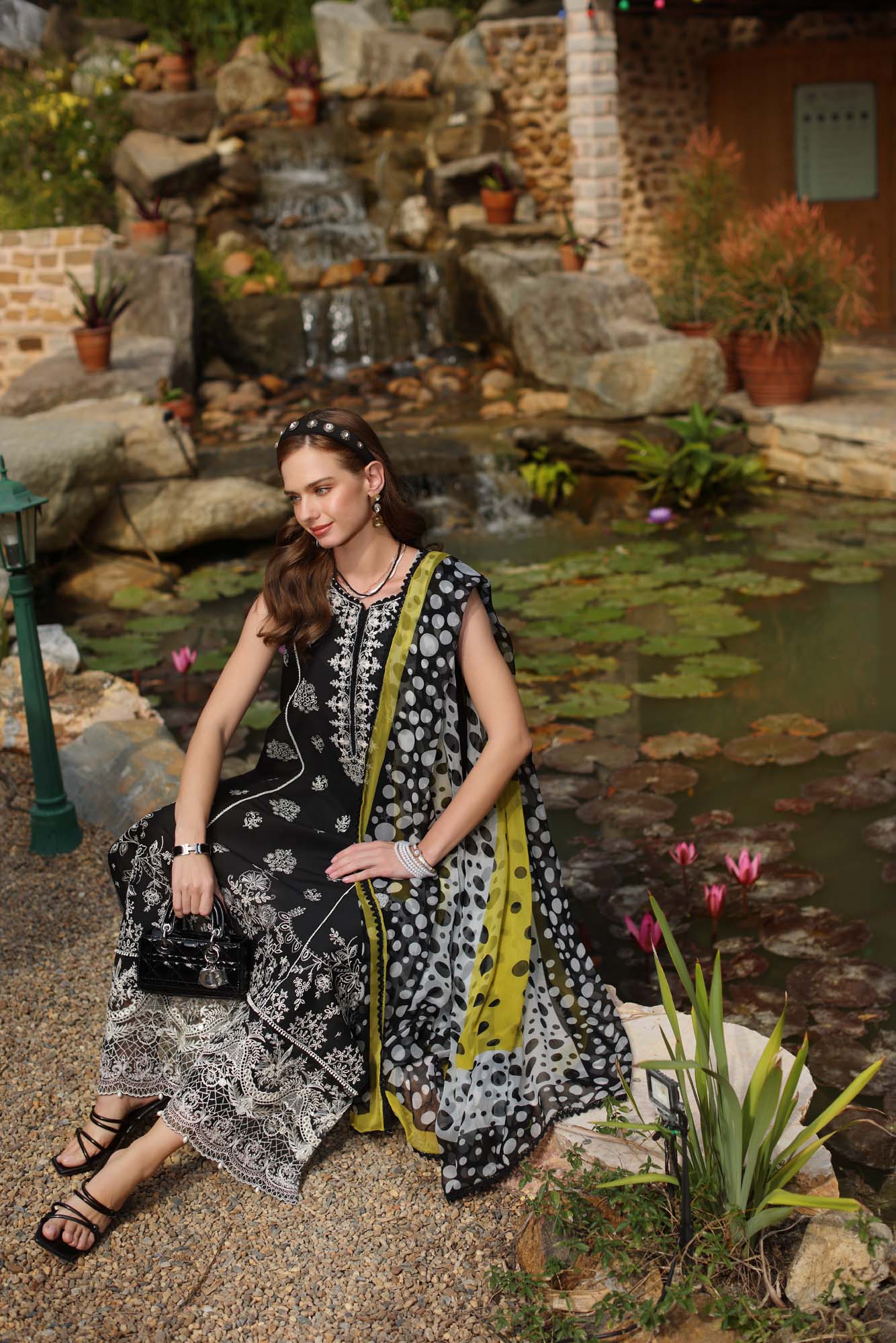 Noor by Saadia Asad | Luxe Chikankari 25 | D3-B by Noor by Saadia Asad - Designer Dress - Type: Ladies Clothes - Available at Libayah - 100% Original