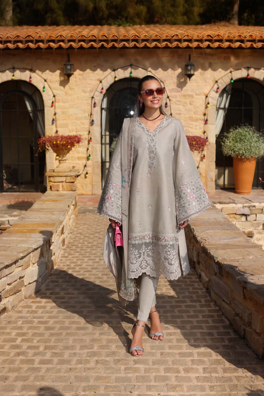 Noor by Saadia Asad | Luxe Chikankari 25 | D1-B by Noor by Saadia Asad - Designer Dress - Type: Ladies Clothes - Available at Libayah - 100% Original