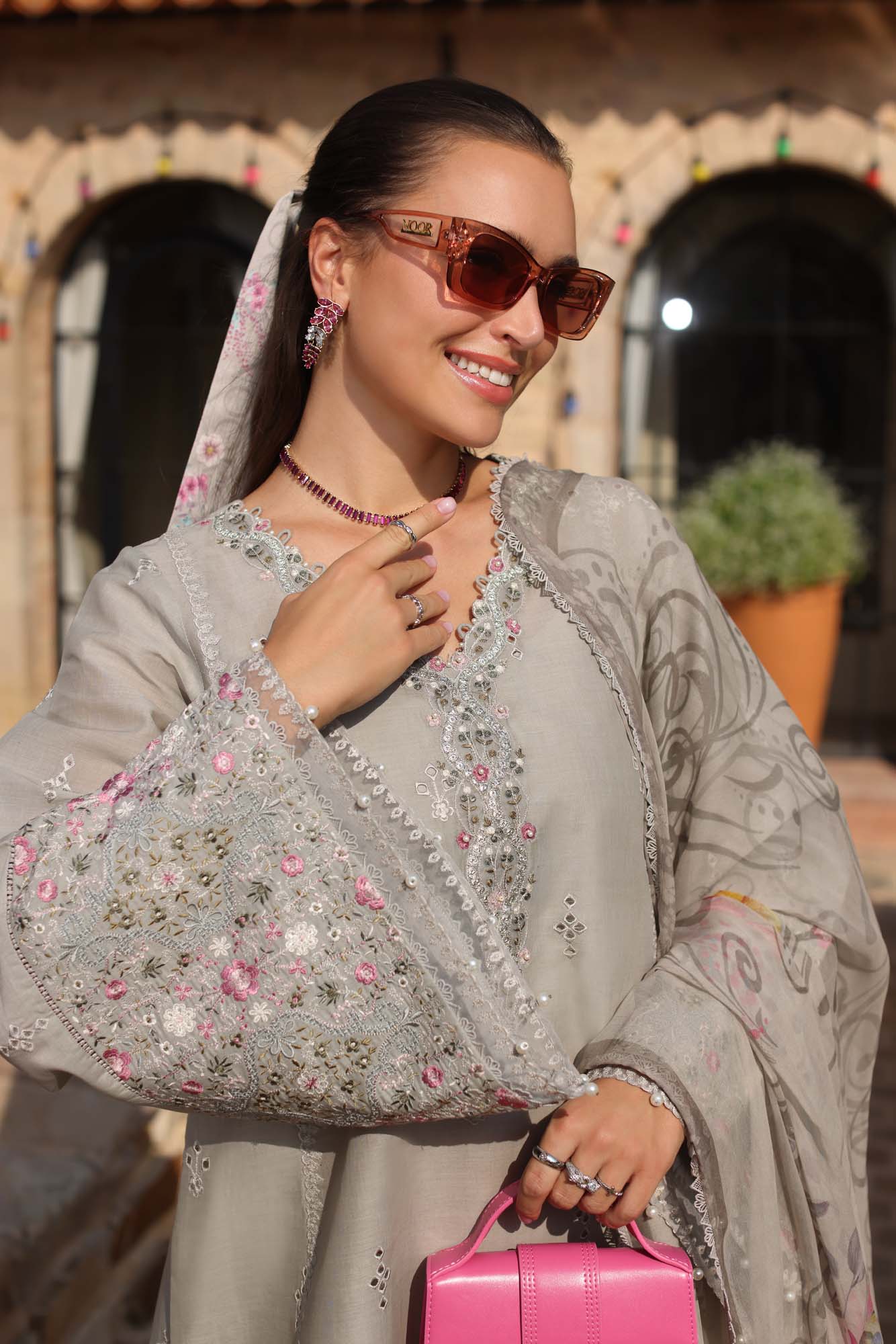 Noor by Saadia Asad | Luxe Chikankari 25 | D1-B by Noor by Saadia Asad - Designer Dress - Type: Ladies Clothes - Available at Libayah - 100% Original