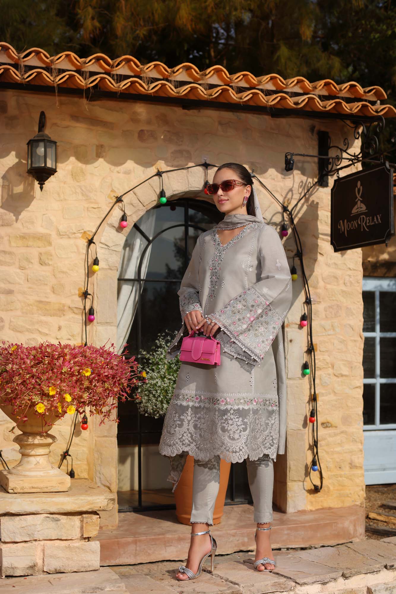 Noor by Saadia Asad | Luxe Chikankari 25 | D1-B by Noor by Saadia Asad - Designer Dress - Type: Ladies Clothes - Available at Libayah - 100% Original