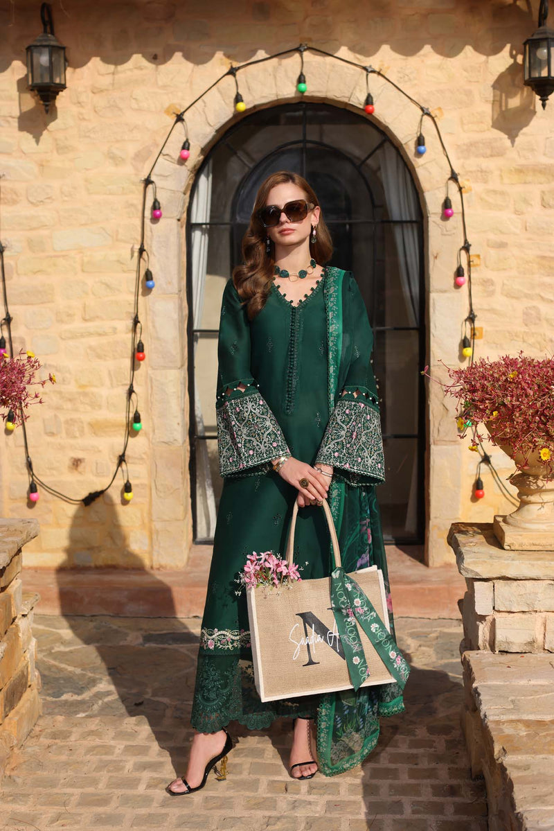 Noor by Saadia Asad | Luxe Printkari | D1-A - Designer Dress - Type : Ladies Clothes - Available at Libayah - 100% Original