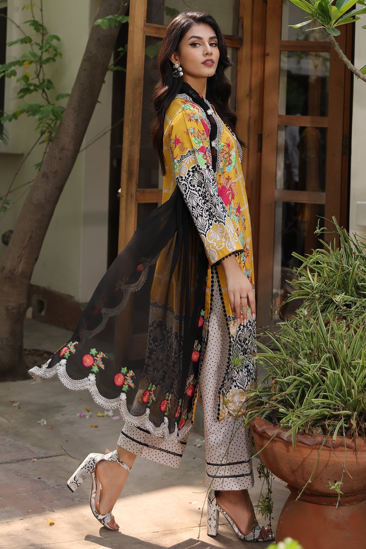 Charizma | Lawn Collection 24 | AS4-40 by Charizma - Designer Dress - Type: Casuals - Available at Libayah - 100% Original