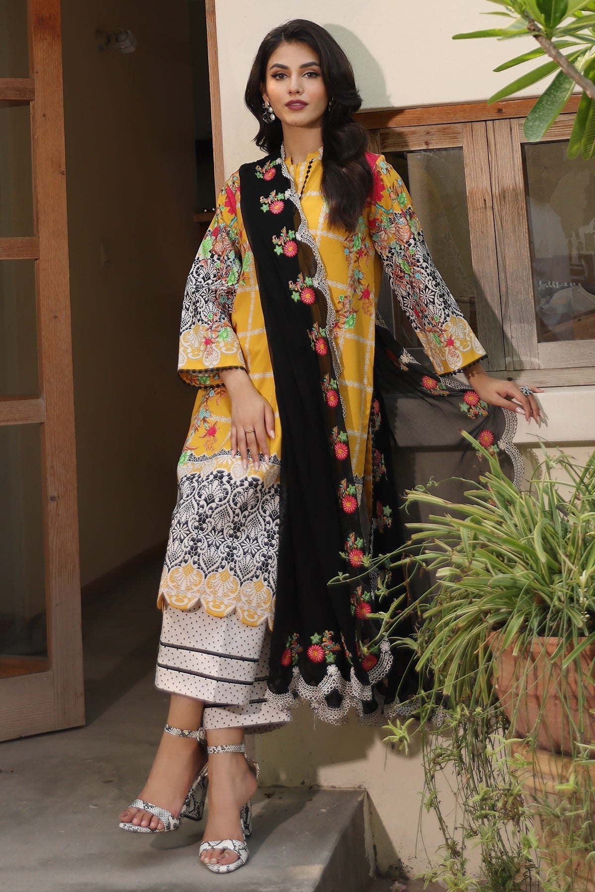 Charizma | Lawn Collection 24 | AS4-40 by Charizma - Designer Dress - Type: Casuals - Available at Libayah - 100% Original