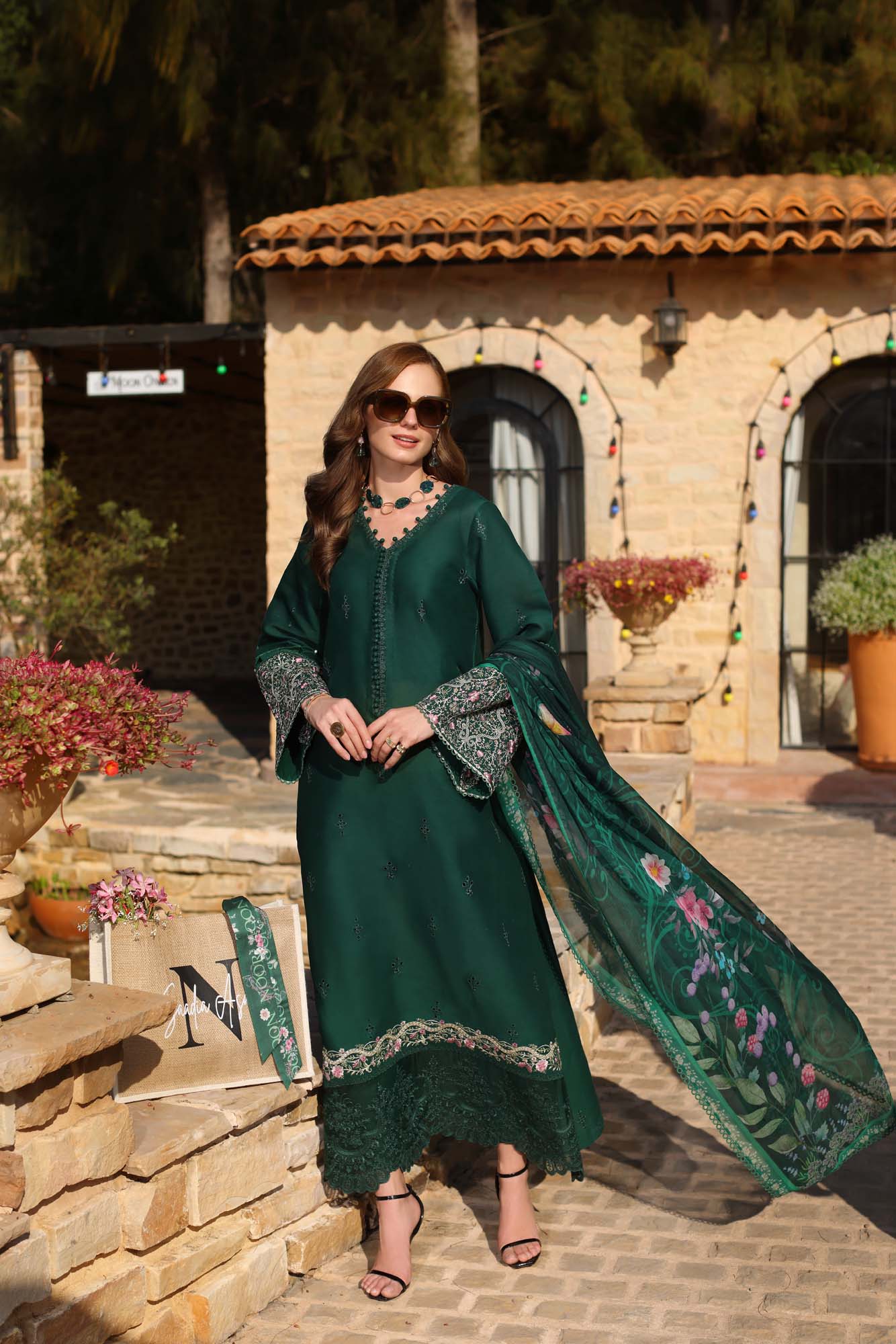 Noor by Saadia Asad | Luxe Chikankari 25 | D1-A by Noor by Saadia Asad - Designer Dress - Type: Ladies Clothes - Available at Libayah - 100% Original