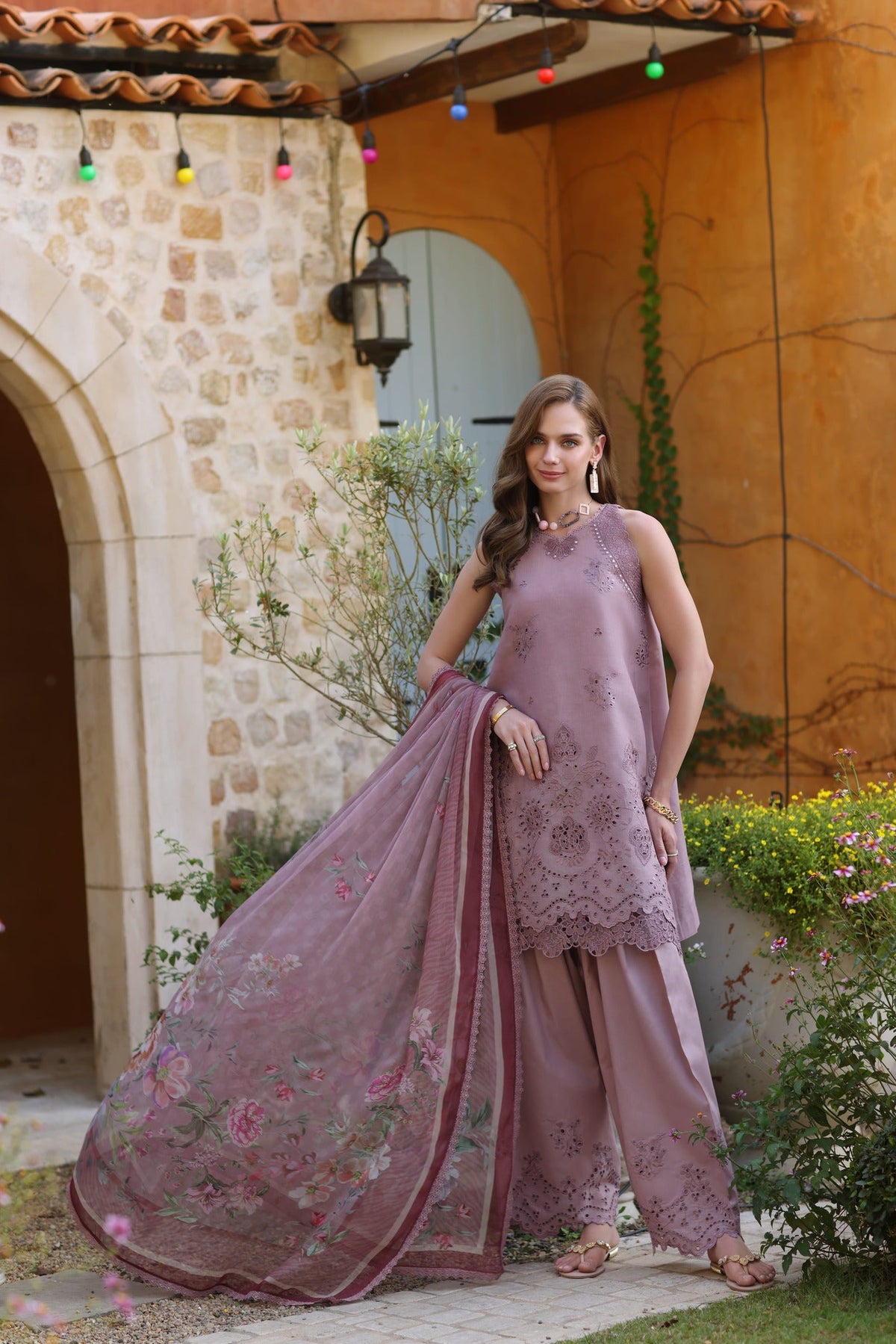 Noor by Saadia Asad | Luxe Chikankari 25 | D8-A by Noor by Saadia Asad - Designer Dress - Type: Ladies Clothes - Available at Libayah - 100% Original