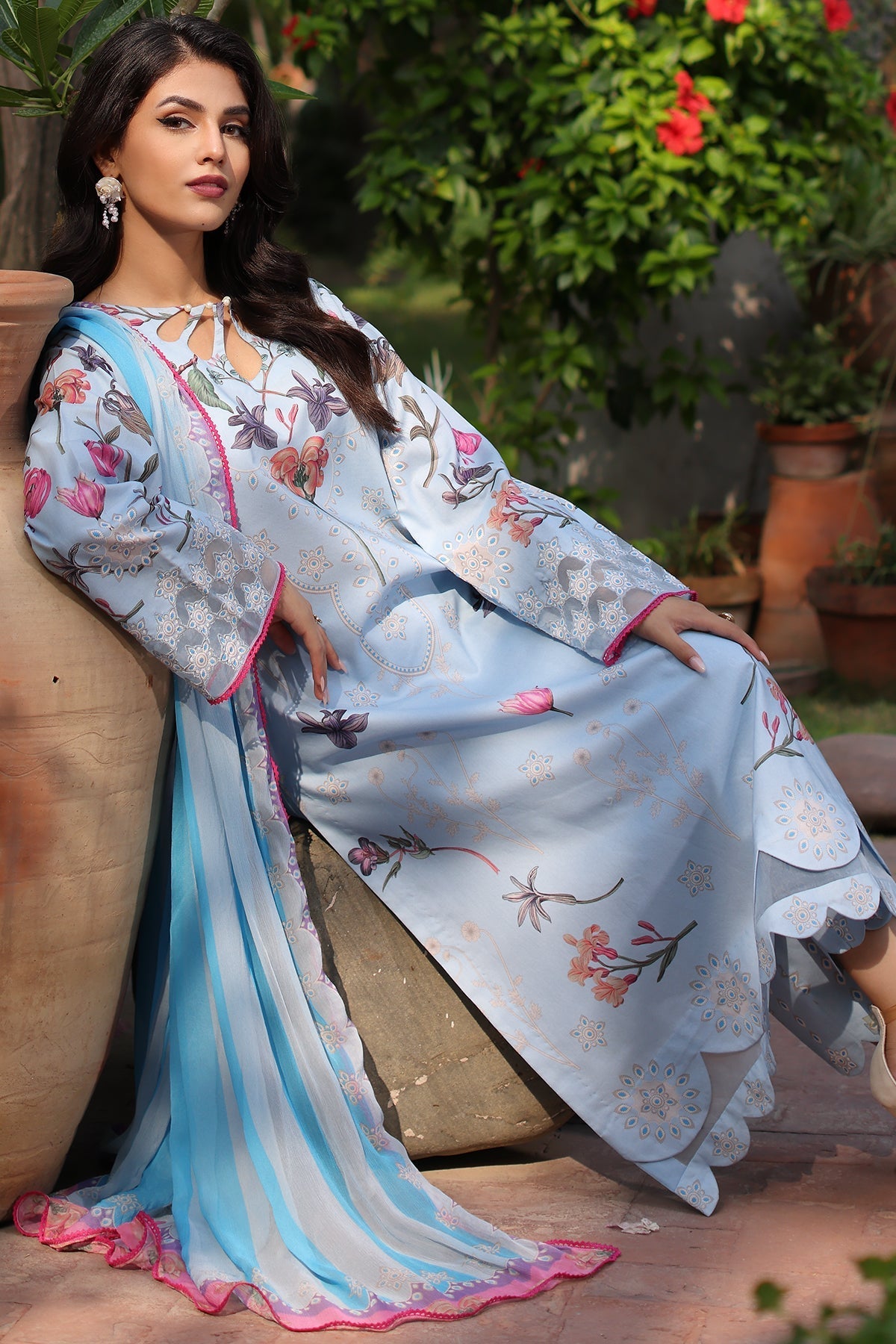 Charizma | Lawn Collection 24 | AS4-53 by Charizma - Designer Dress - Type: Casuals - Available at Libayah - 100% Original