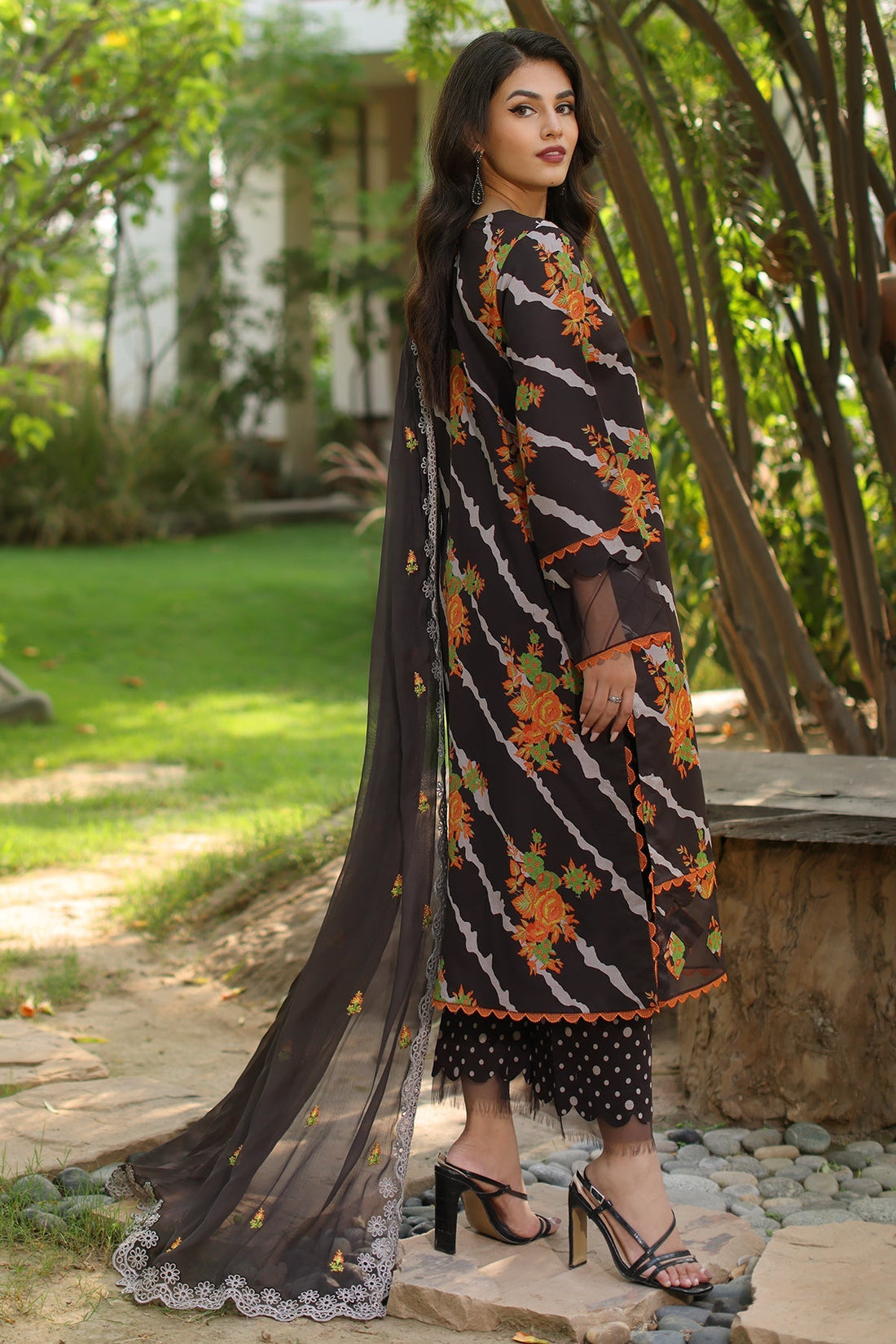 Charizma | Lawn Collection 24 | AS4-42 by Charizma - Designer Dress - Type: Casuals - Available at Libayah - 100% Original