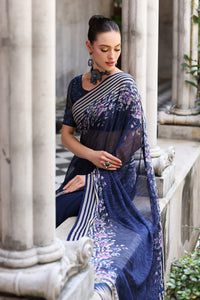 Chinyere | Formal Wedding Exclusive | DESERT ROSE S SARI (AA5355) by Chinyere - Designer Dress - Type: Ladies Clothes - Available at Libayah - 100% Original