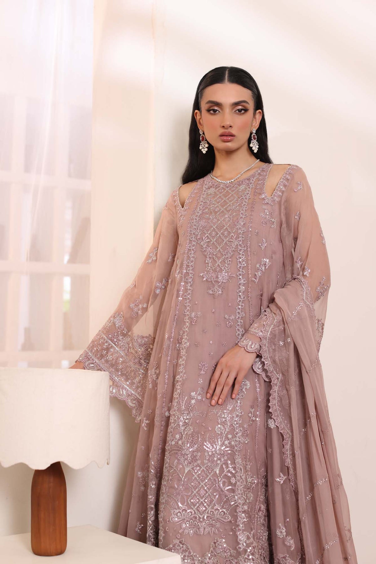 Noor by Saadia Asad | Noor Chiffon De Luxe | D7 by Noor by Saadia Asad - Designer Dress - Type: Formal - Available at Libayah - 100% Original