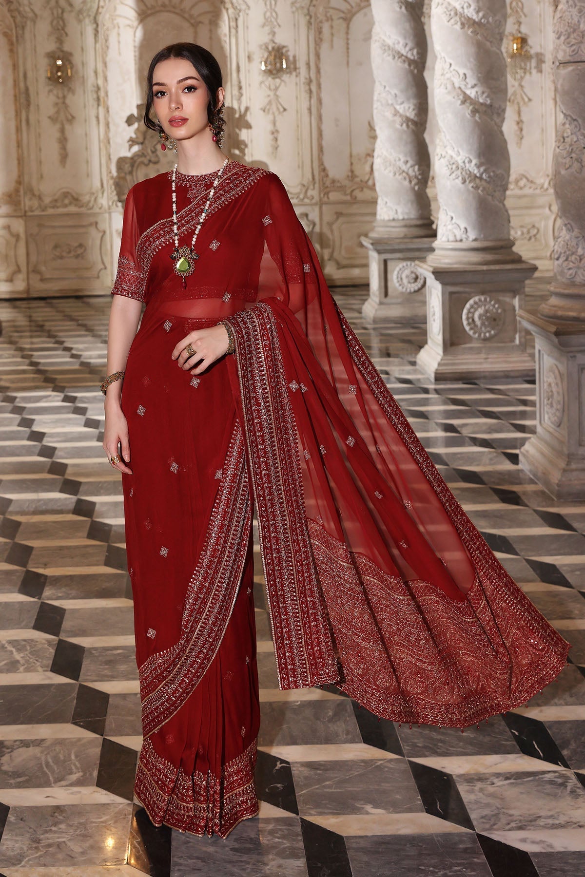 Chinyere | Formal Wedding Exclusive | SOHA B SARI (AA5343) by Chinyere - Designer Dress - Type: Ladies Clothes - Available at Libayah - 100% Original