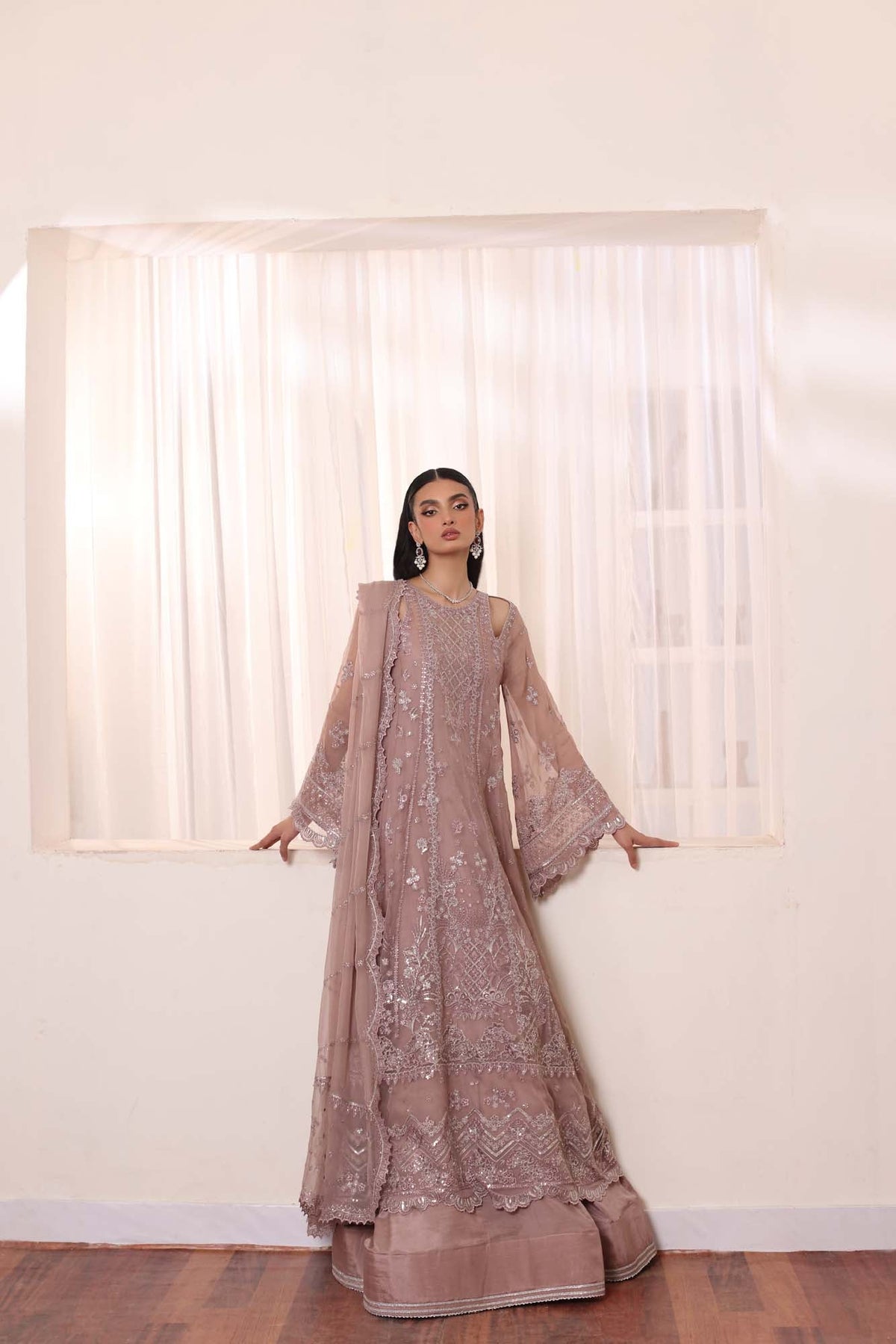 Noor by Saadia Asad | Noor Chiffon De Luxe | D7 by Noor by Saadia Asad - Designer Dress - Type: Formal - Available at Libayah - 100% Original