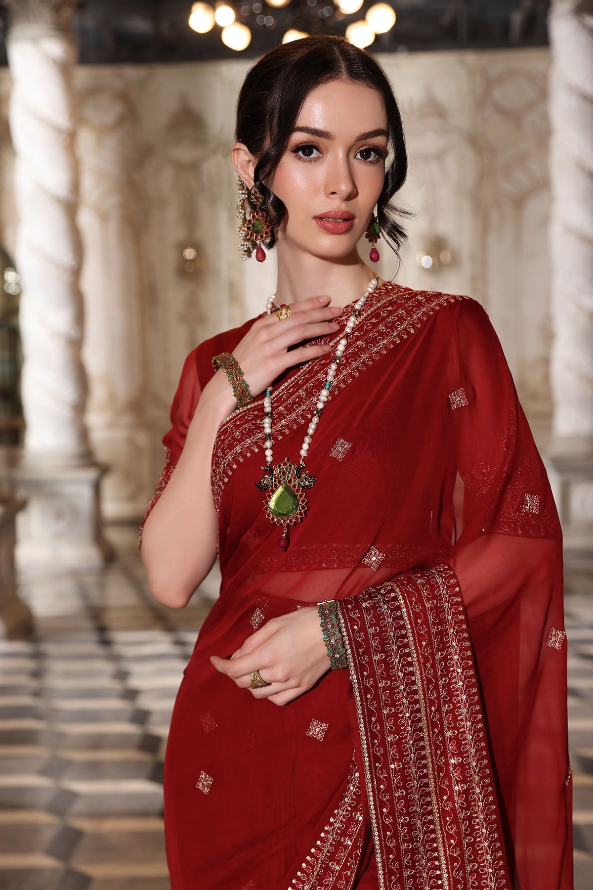 Chinyere | Formal Wedding Exclusive | SOHA B SARI (AA5343) by Chinyere - Designer Dress - Type: Ladies Clothes - Available at Libayah - 100% Original