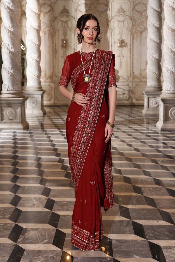 Chinyere | Formal Wedding Exclusive | SOHA B SARI (AA5343) by Chinyere - Designer Dress - Type: Ladies Clothes - Available at Libayah - 100% Original
