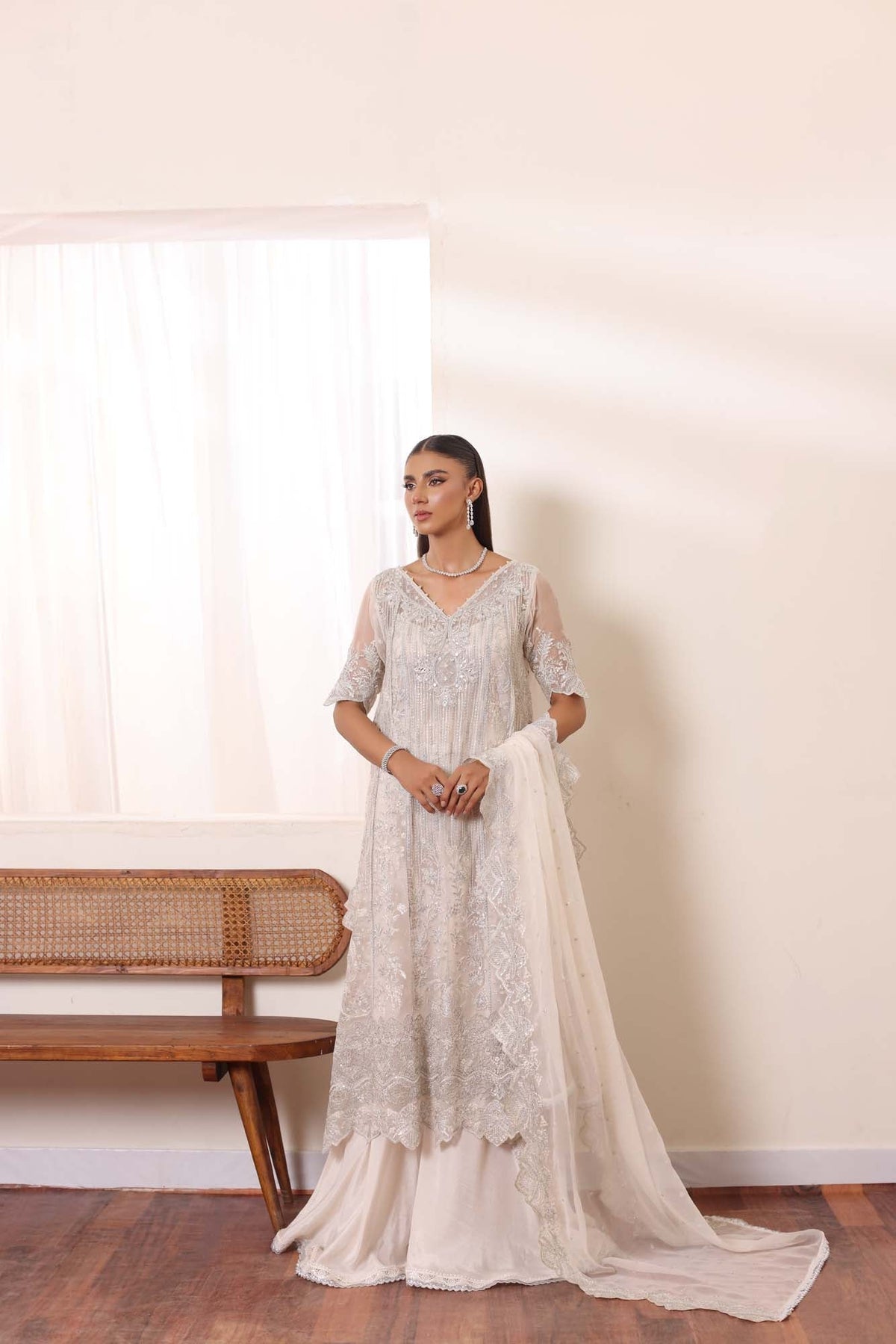 Noor by Saadia Asad | Noor Chiffon De Luxe | D5 by Noor by Saadia Asad - Designer Dress - Type: Formal - Available at Libayah - 100% Original