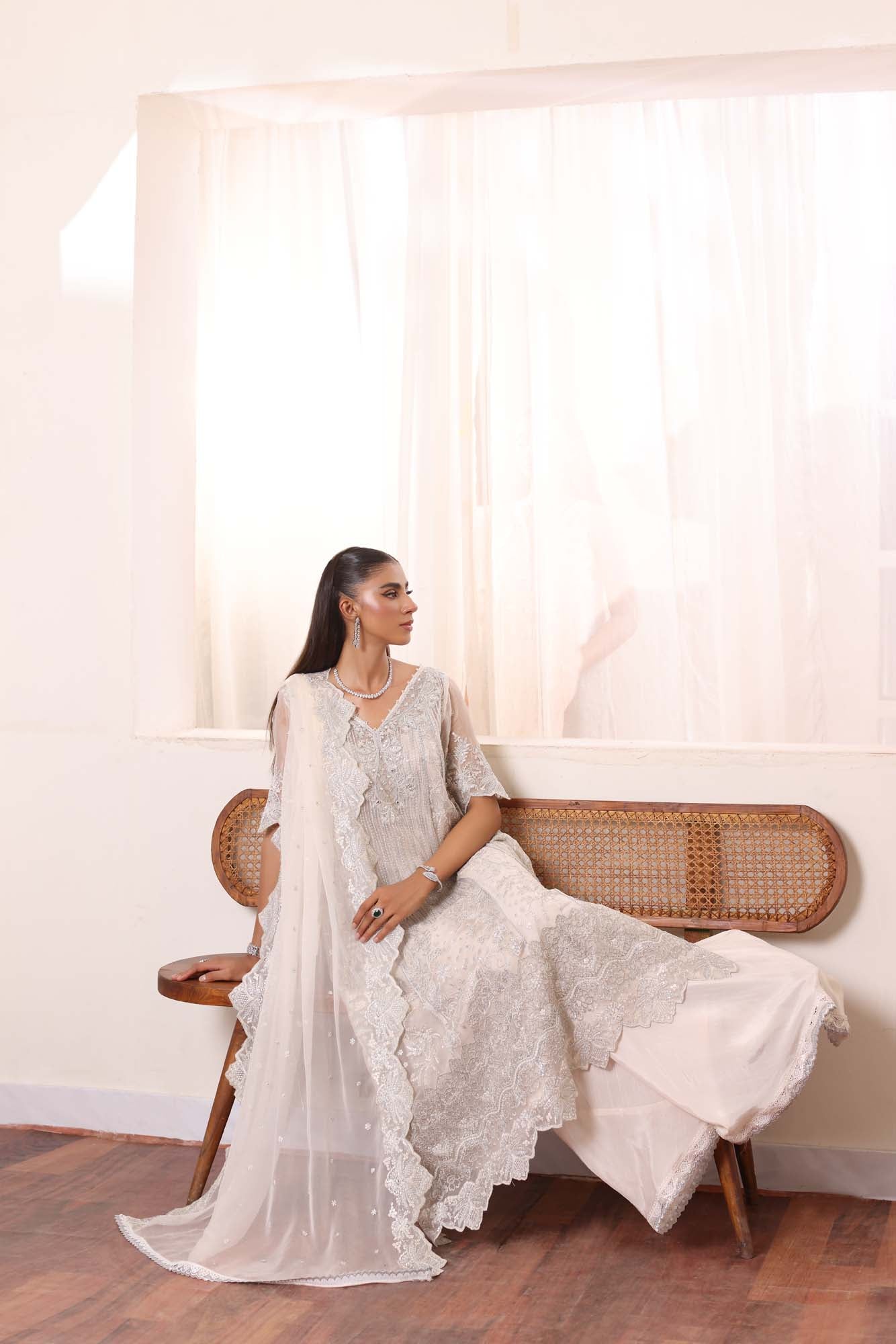 Noor by Saadia Asad | Noor Chiffon De Luxe | D5 by Noor by Saadia Asad - Designer Dress - Type: Formal - Available at Libayah - 100% Original