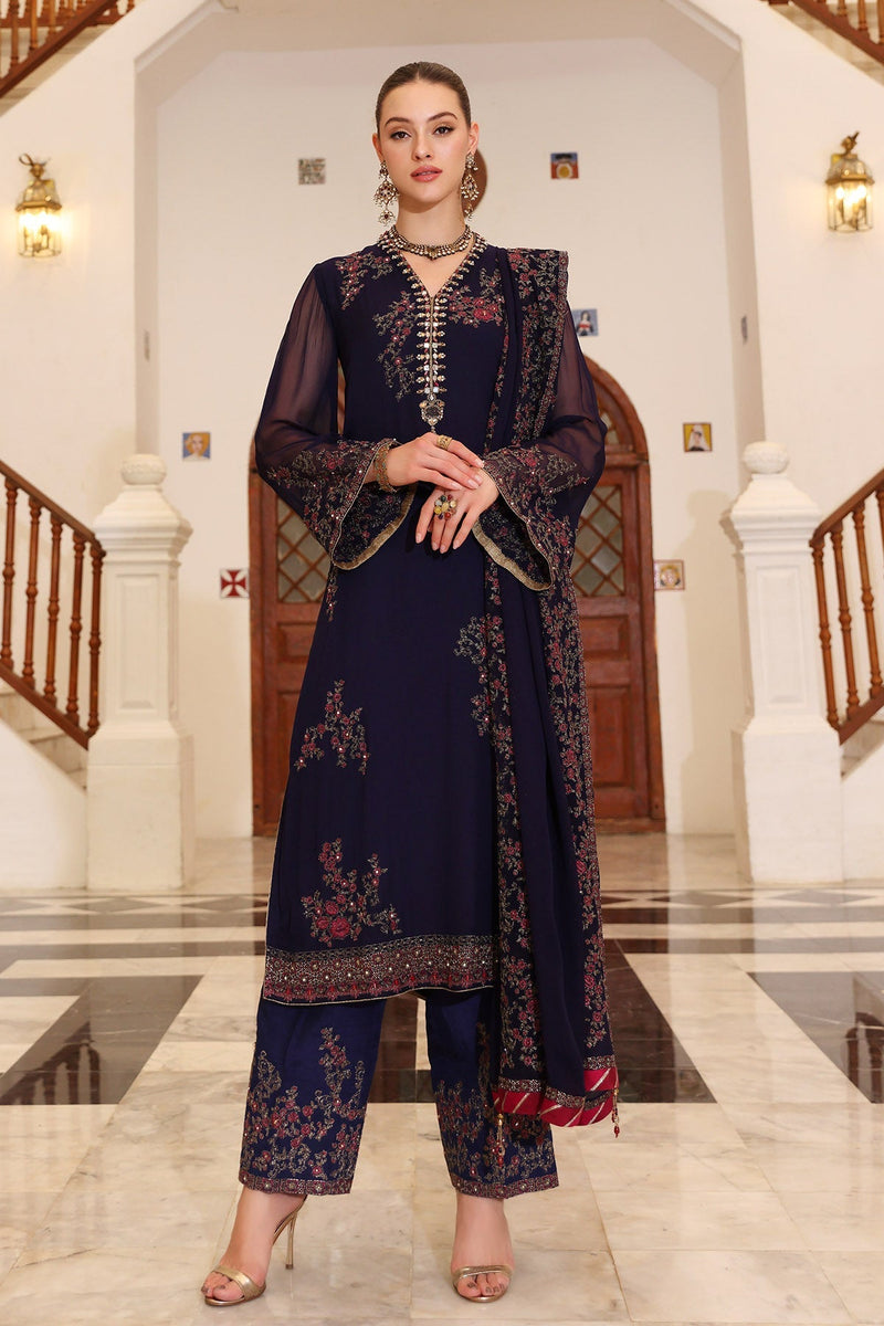 Chinyere | Formal Wedding Exclusive | INDIGO BUNCH (AA5260) by Chinyere - Designer Dress - Type: Ladies Clothes - Available at Libayah - 100% Original