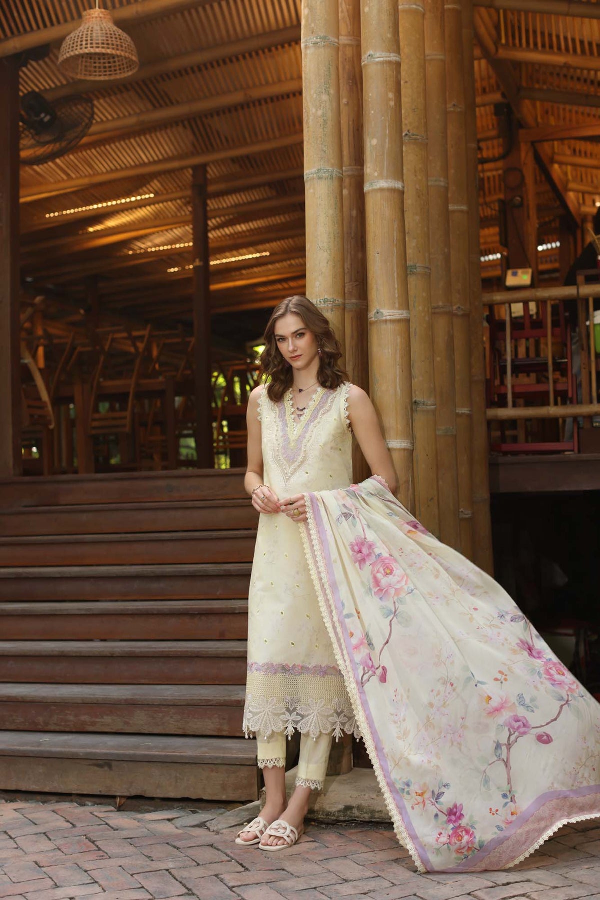 Noor by Saadia Asad | Eid Luxe Printedkari | D9-A by Noor by Saadia Asad - Designer Dress - Type: Ladies Clothes - Available at Libayah - 100% Original