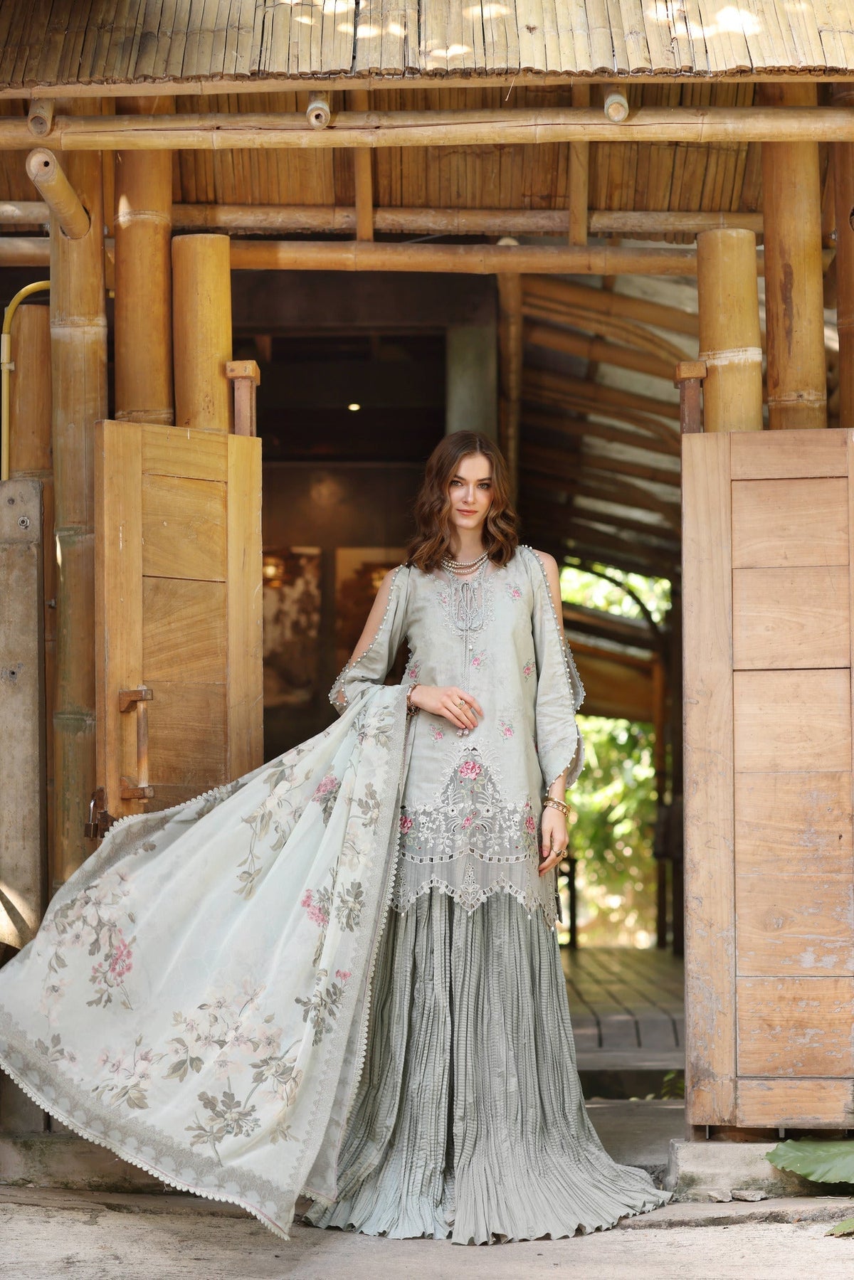 Noor by Saadia Asad | Eid Luxe Printedkari | D2-A by Noor by Saadia Asad - Designer Dress - Type: Ladies Clothes - Available at Libayah - 100% Original