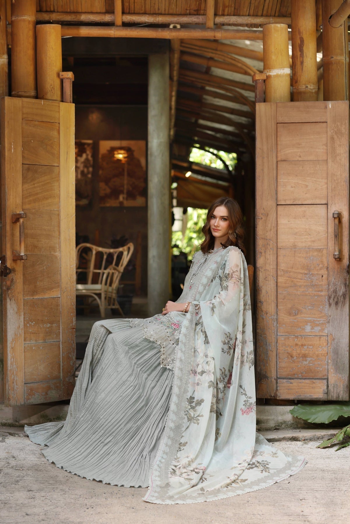 Noor by Saadia Asad | Eid Luxe Printedkari | D2-A by Noor by Saadia Asad - Designer Dress - Type: Ladies Clothes - Available at Libayah - 100% Original