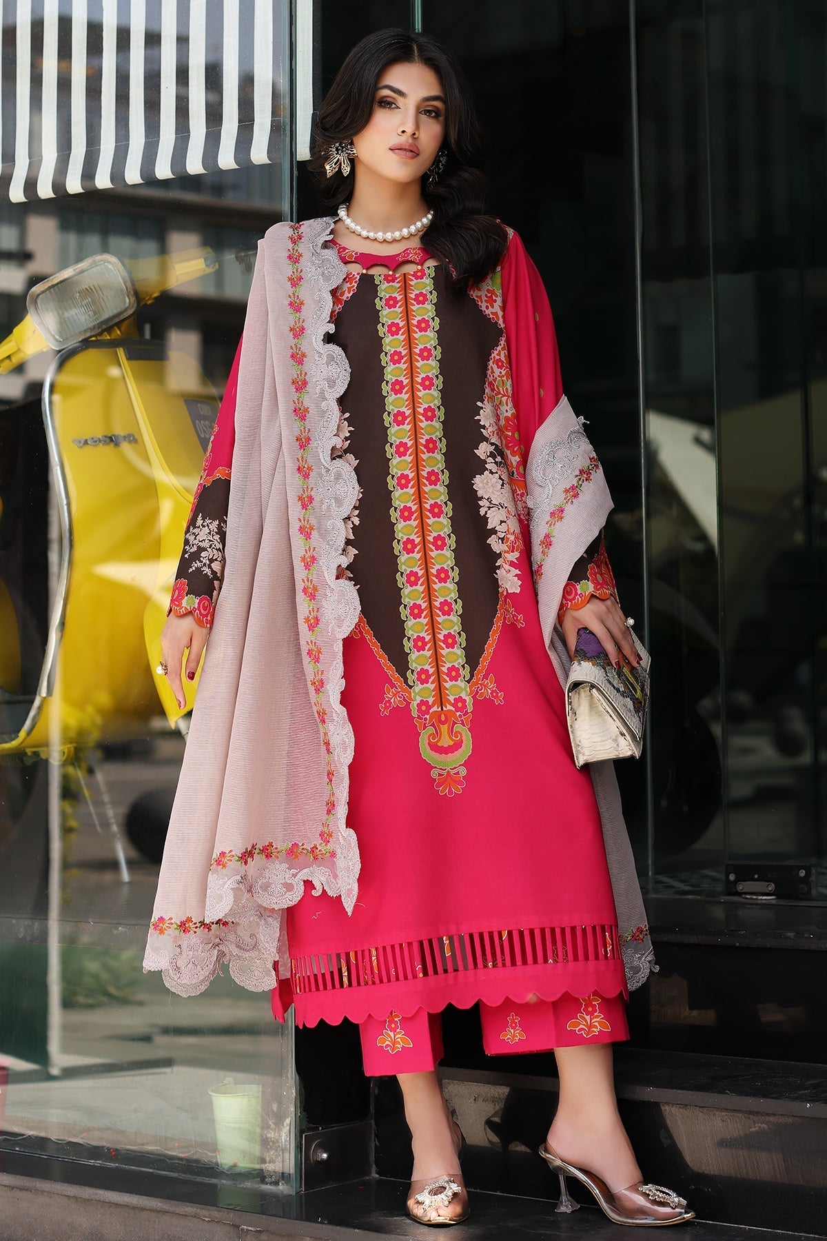 Charizma | Lawn Collection 24 | AS4-13 by Charizma - Designer Dress - Type: Casuals - Available at Libayah - 100% Original