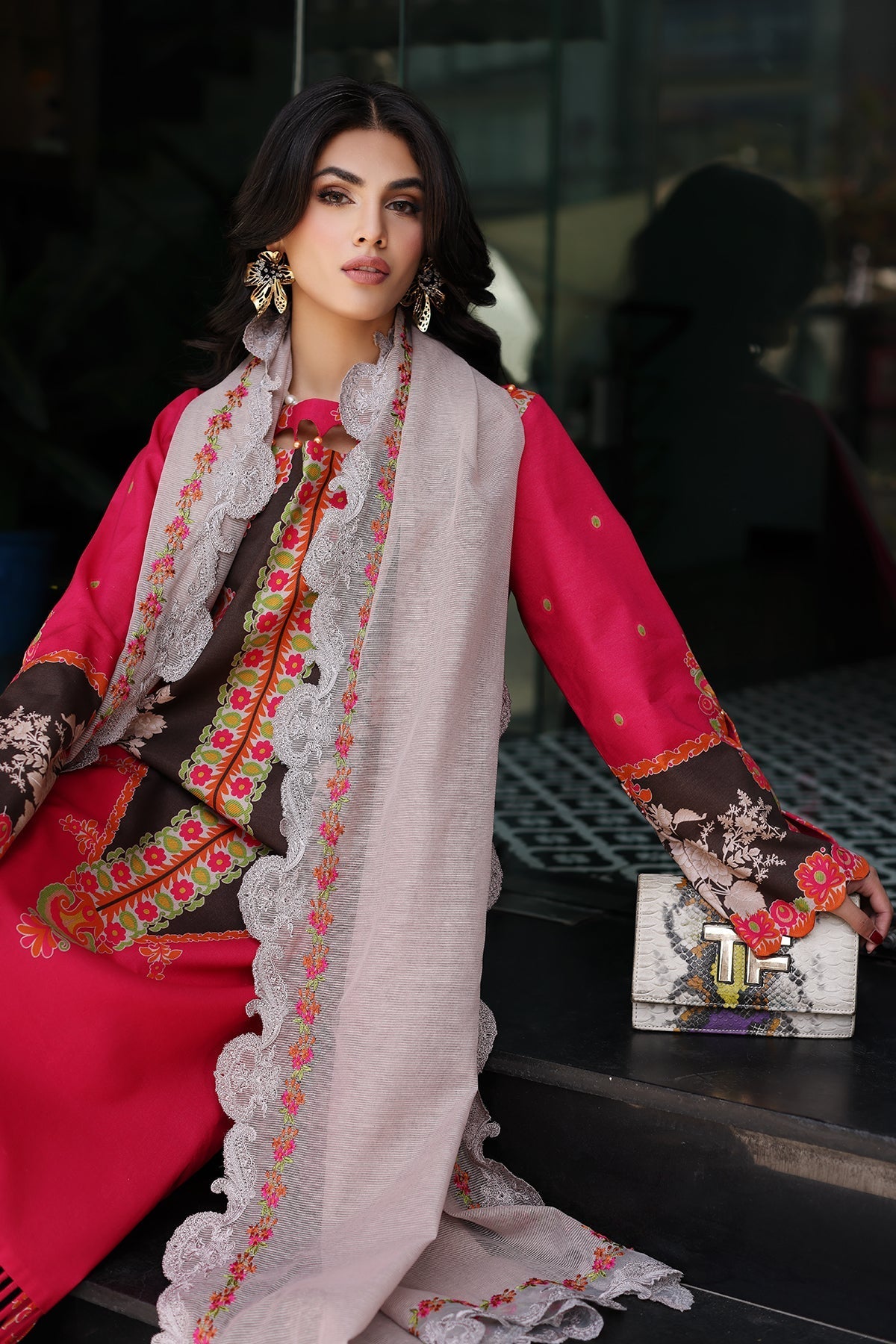 Charizma | Lawn Collection 24 | AS4-13 by Charizma - Designer Dress - Type: Casuals - Available at Libayah - 100% Original