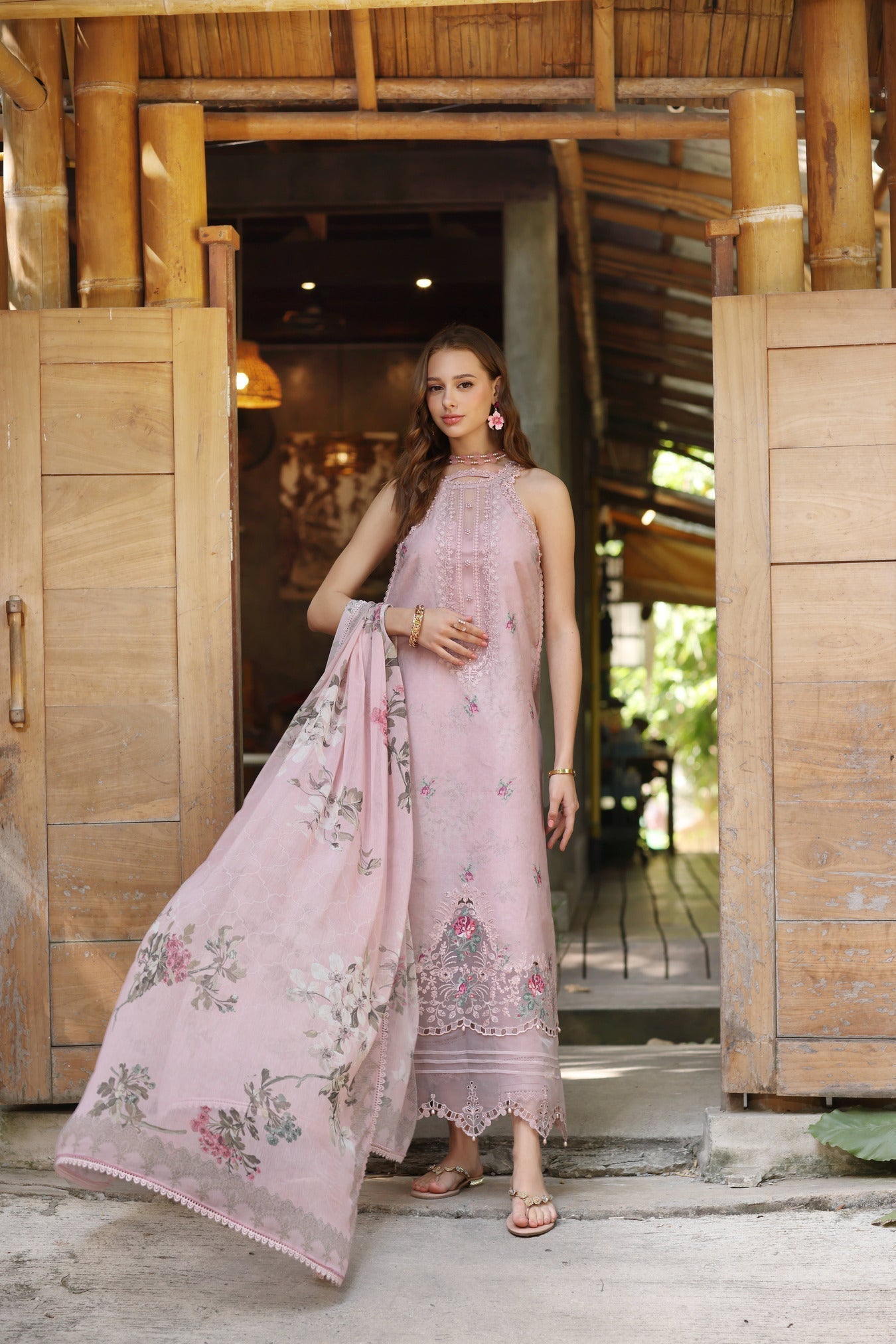 Noor by Saadia Asad | Eid Luxe Printedkari | D2-B by Noor by Saadia Asad - Designer Dress - Type: Ladies Clothes - Available at Libayah - 100% Original