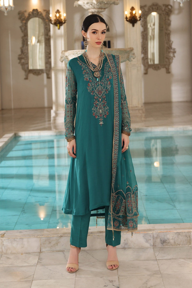 Chinyere | Formal Wedding Exclusive | Deep Sea (AA5393) by Chinyere - Designer Dress - Type: Ladies Clothes - Available at Libayah - 100% Original