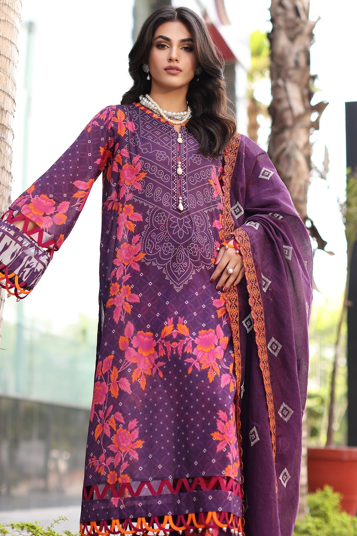Charizma | Lawn Collection 24 | AS4-14 by Charizma - Designer Dress - Type: Casuals - Available at Libayah - 100% Original