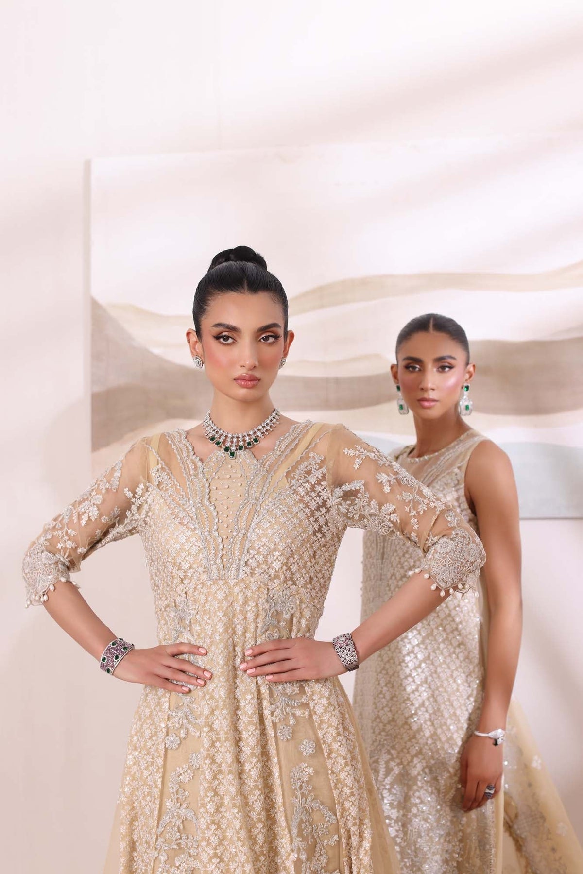 Noor by Saadia Asad | Noor Chiffon De Luxe | D1 by Noor by Saadia Asad - Designer Dress - Type: Formal - Available at Libayah - 100% Original