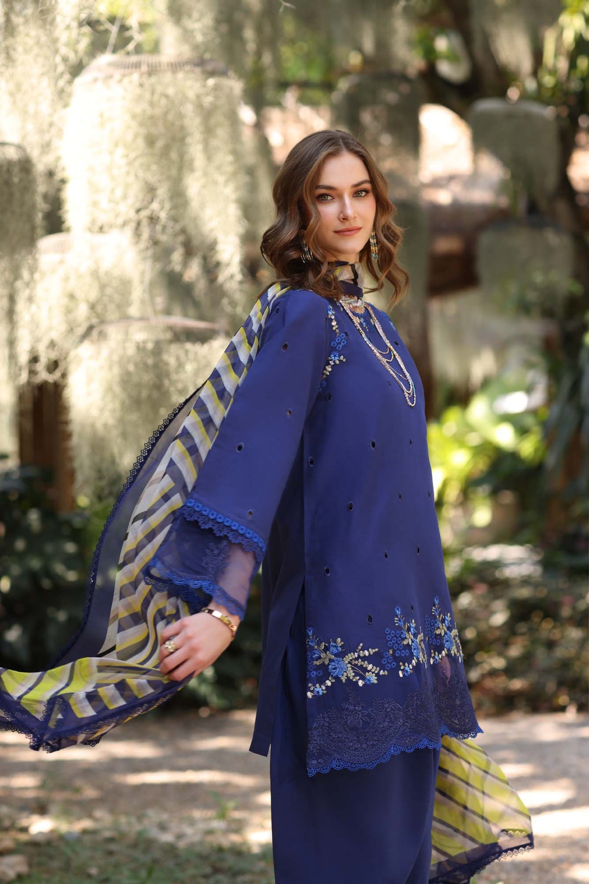 Noor by Saadia Asad | Eid Luxe Printedkari | D3-A by Noor by Saadia Asad - Designer Dress - Type: Ladies Clothes - Available at Libayah - 100% Original