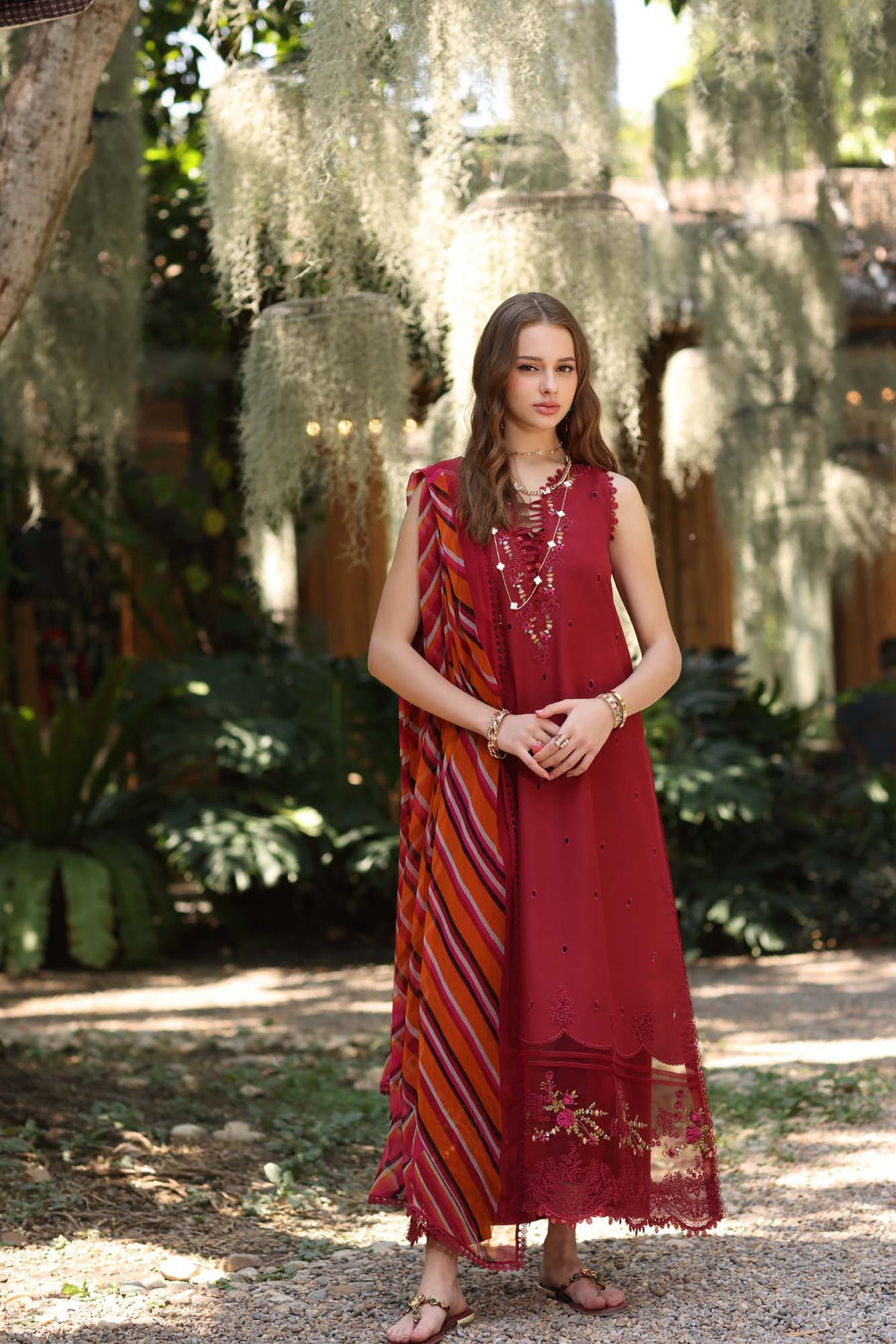 Noor by Saadia Asad | Eid Luxe Printedkari | D3-B by Noor by Saadia Asad - Designer Dress - Type: Ladies Clothes - Available at Libayah - 100% Original