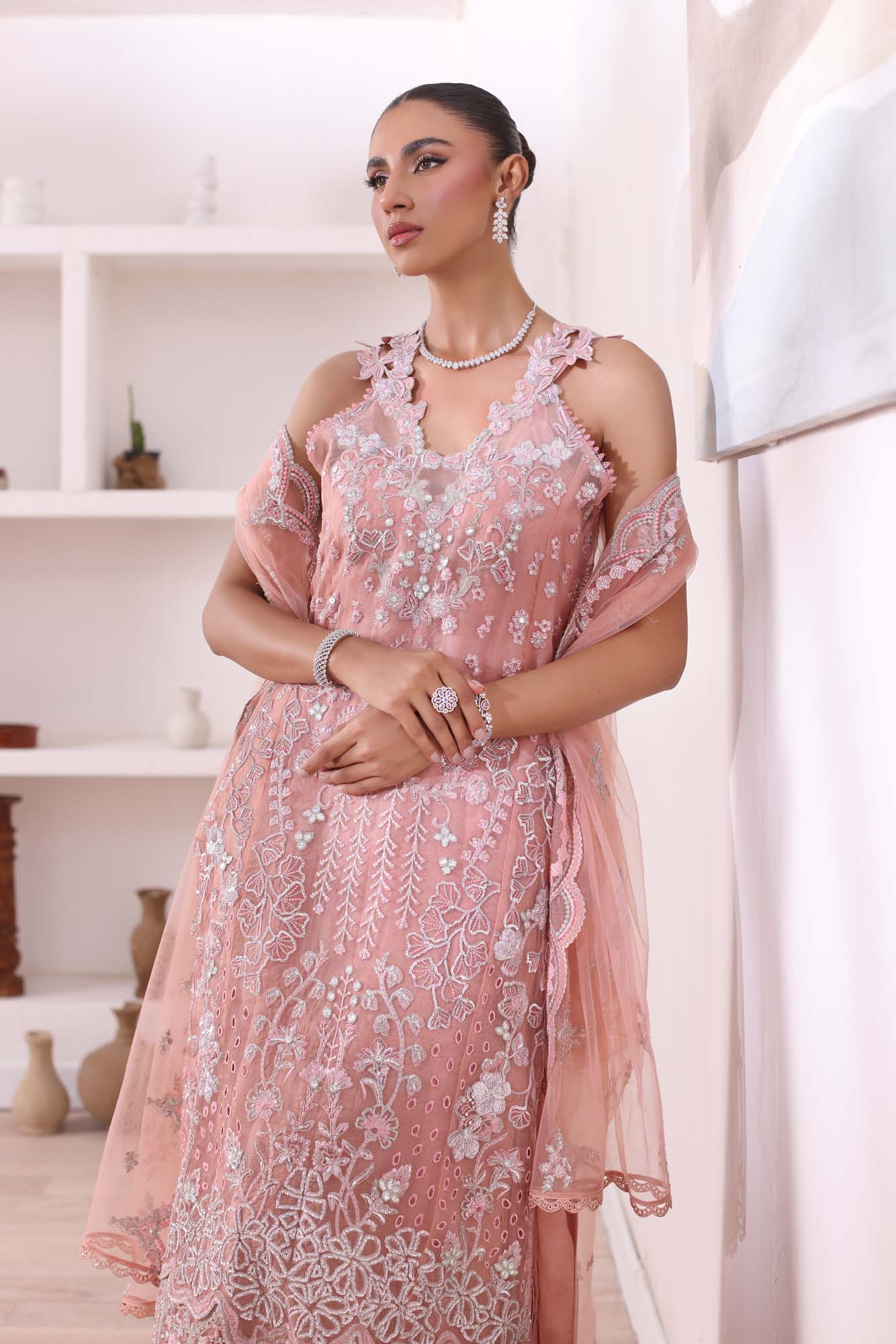 Noor by Saadia Asad | Noor Chiffon De Luxe | D6 by Noor by Saadia Asad - Designer Dress - Type: Formal - Available at Libayah - 100% Original