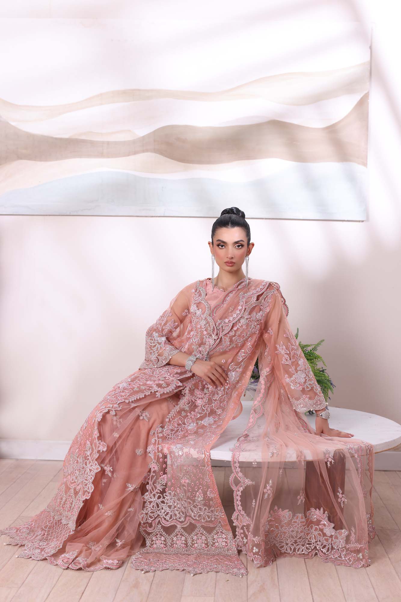 Noor by Saadia Asad | Noor Chiffon De Luxe | D6 by Noor by Saadia Asad - Designer Dress - Type: Formal - Available at Libayah - 100% Original