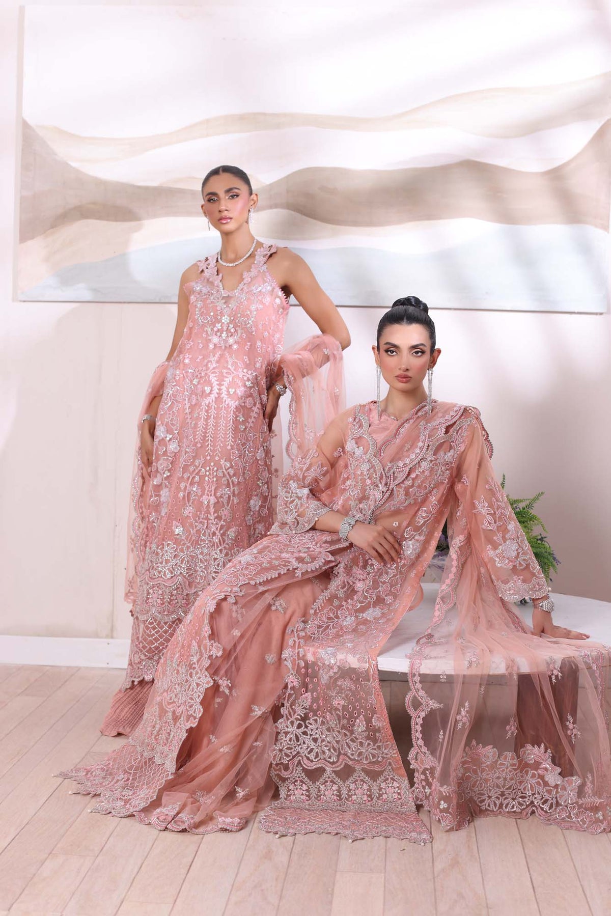 Noor by Saadia Asad | Noor Chiffon De Luxe | D6 by Noor by Saadia Asad - Designer Dress - Type: Formal - Available at Libayah - 100% Original